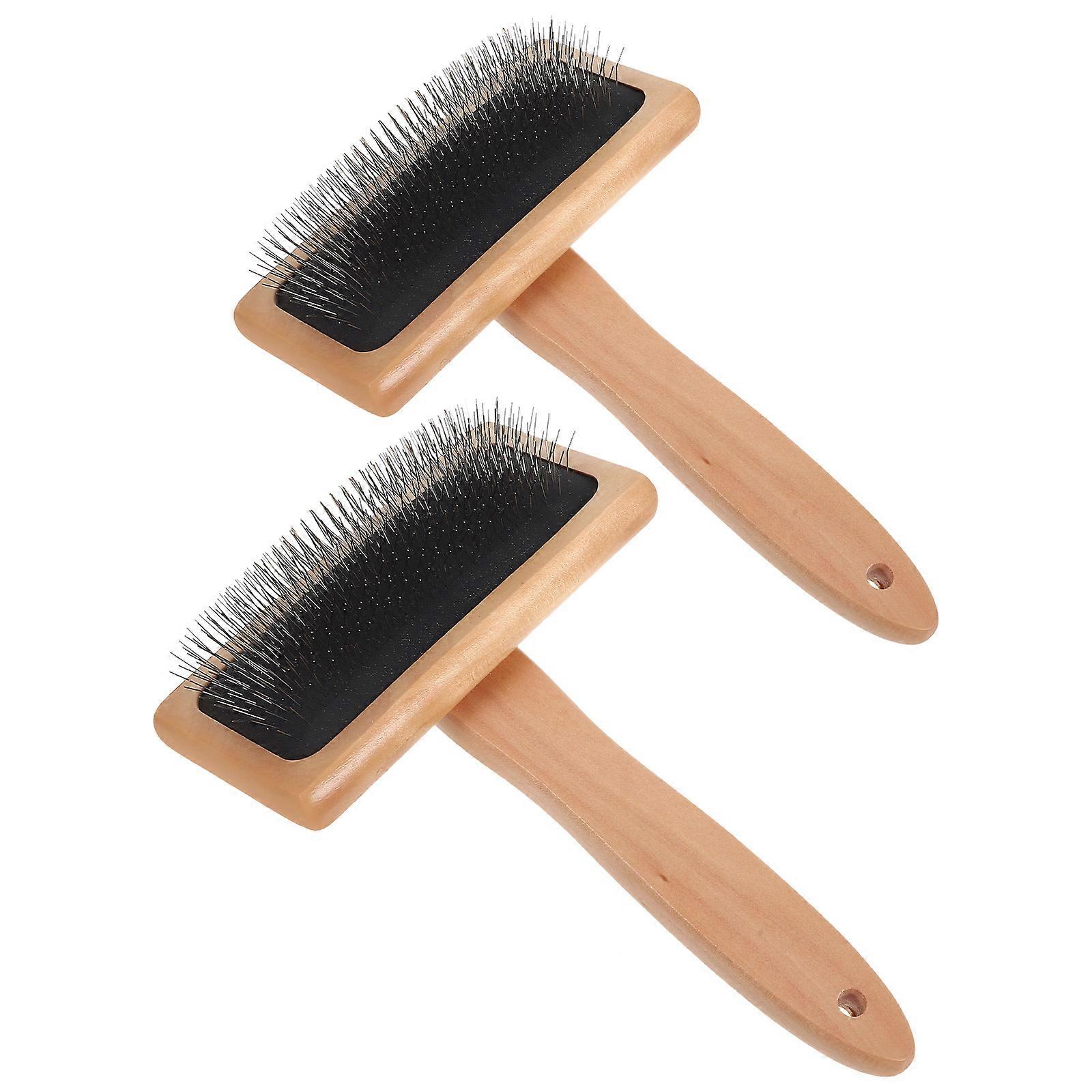 Multi Color Felting Brush Tool for Craft Felt Projects Made of Durable Wood and Metal 2pcs