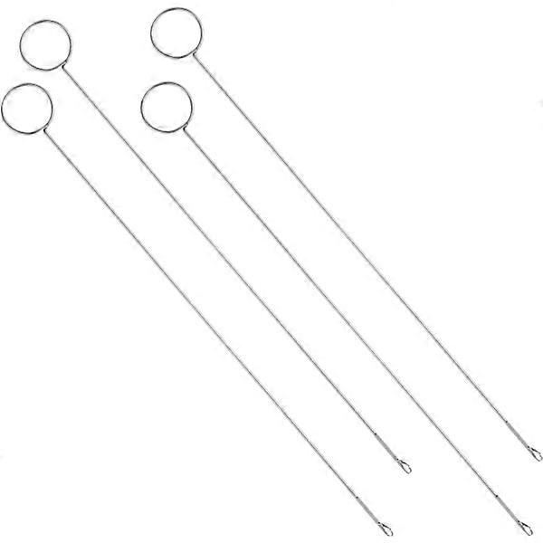 4 Pcs Sewing Loops Turning Hook Long Sewing Loops Turning Tool with Latch for Fabric
