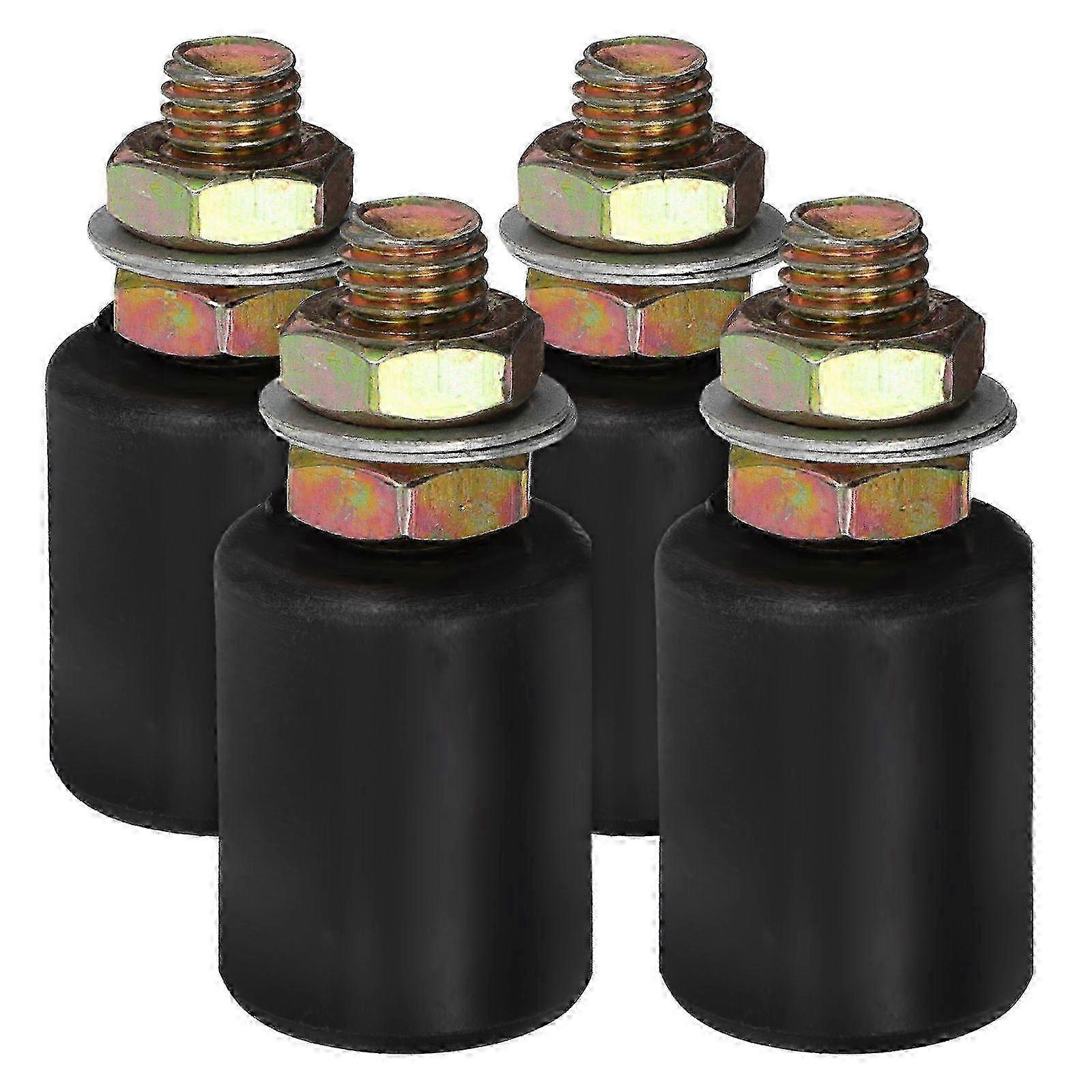 Replacement Rollers For Sliding Gate - 4 Pack Of Nylon Wheel Pulley Rails With Guiding Rollers