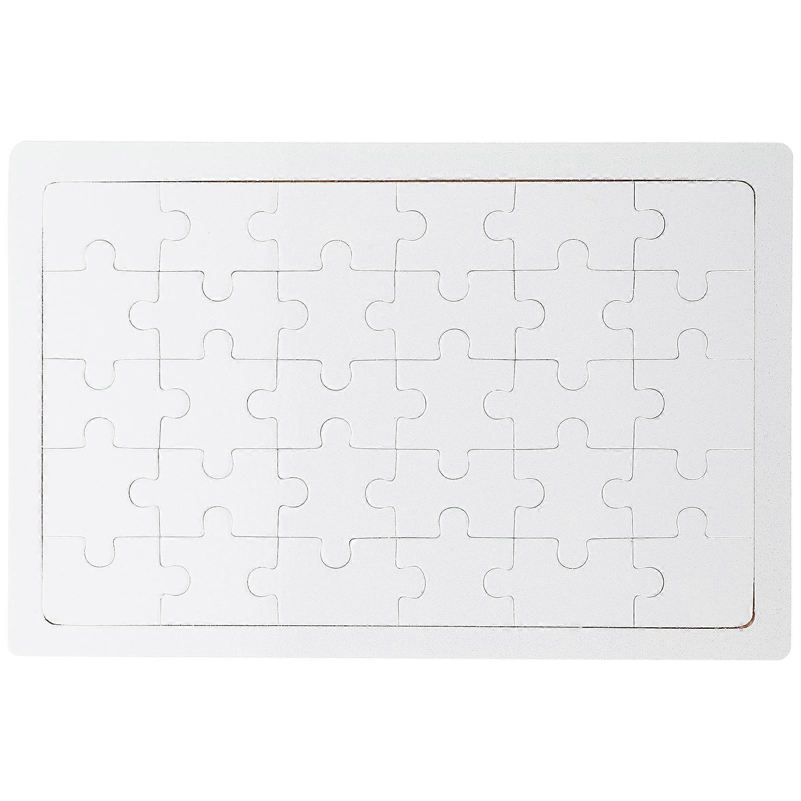 Rectangle Heat Press Puzzle Blank for Art Craft DIY 2pcs Sublimation Transfer Puzzle Set