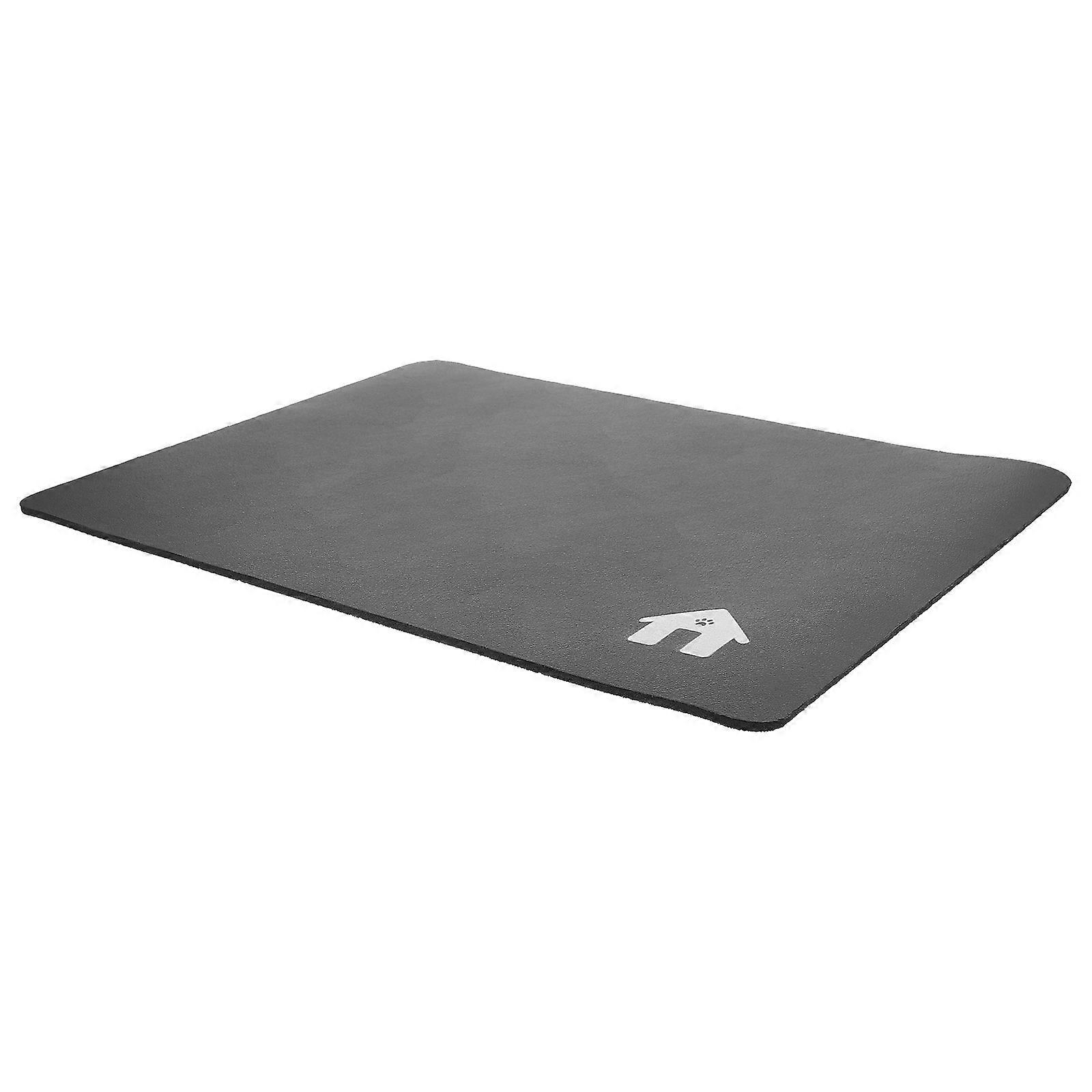 Absorbent Dog Bowl Floor Mat for Home Use Black Diatomite Material Keeps Floor Dry and Neat
