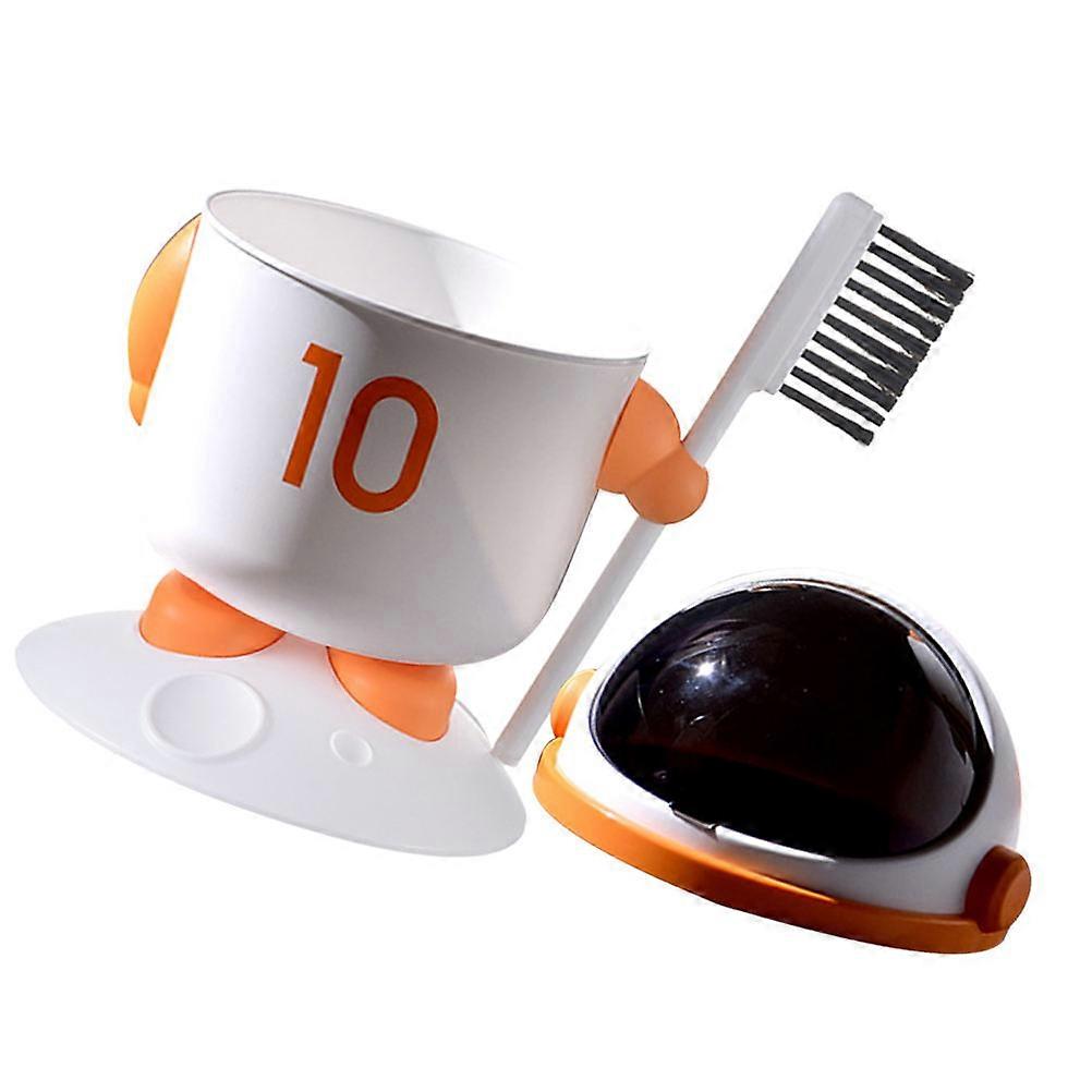 Astronaut Bucket Trash Can Cute Design Desktop Organization 26.50X18.50X18.50cm 1Set