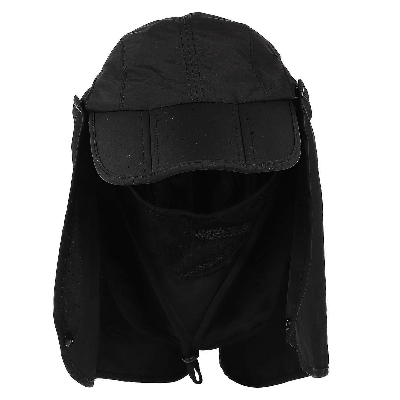 Outdoor Cycling Hat Summer Sun Cap Neck Flap Protection Quick-drying Nylon 1Pack