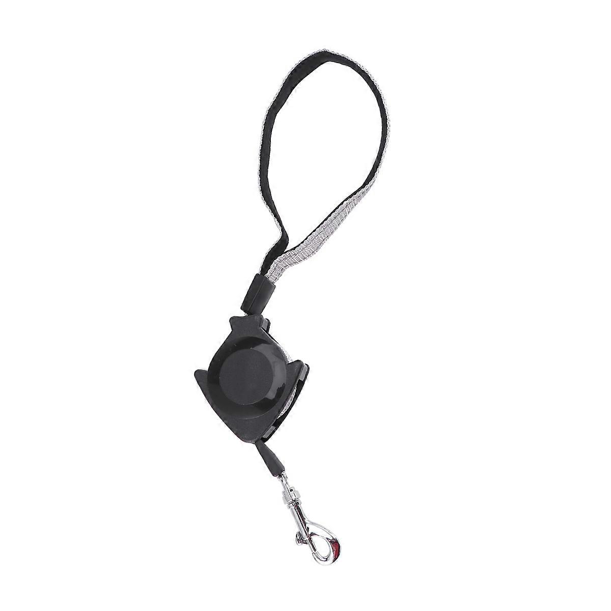 Automatic Retractable Dog Leash for Pets with Telescopic Traction Rope Belt Size Black 2pcs