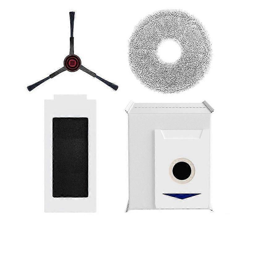 T30S Combo Robot Vacuum Replacement Parts HEPA Filters Mop Pads Side Brush Dust Bags