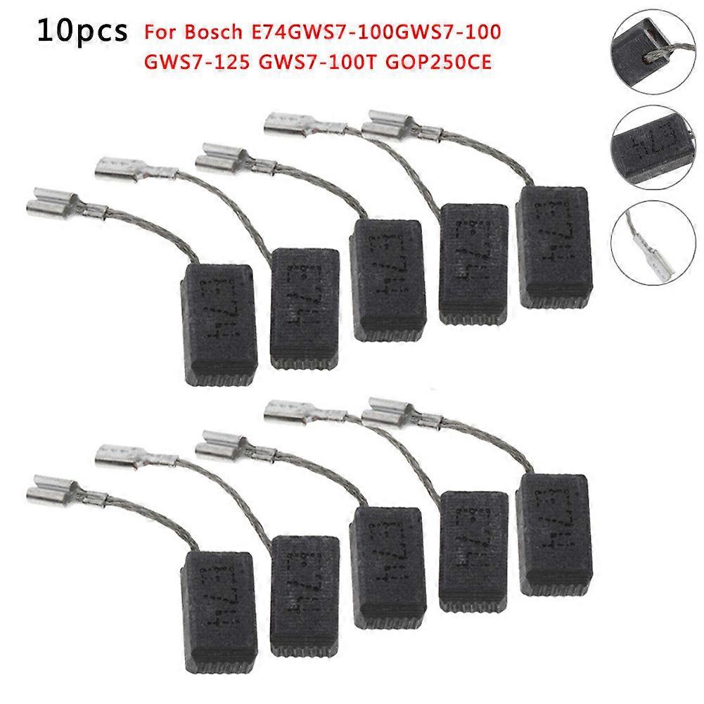 10pcs 6.5*8*13mm Carbon Brushes for Bosch E74/GWS7-100/GWS7-100 GWS7-125 GWS7-100T GOP250CE Motor Carbon Brush