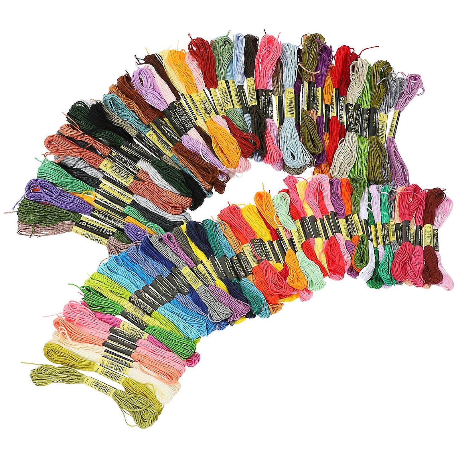 Cotton Sewing Thread Set 124Pcs For Craft Work Classes Assorted Color Ideal For Grandparents And Friends Engaged In DIY
