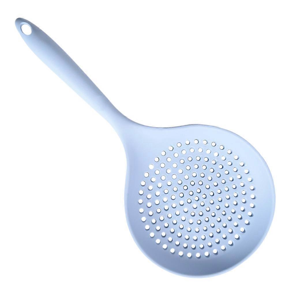 Silicone Skimmer Spoon, Non Stick Cooking Strainer with Long Handle, Versatile Kitchen Tool for Draining and Serving, Safe for All Cookware, Everyday