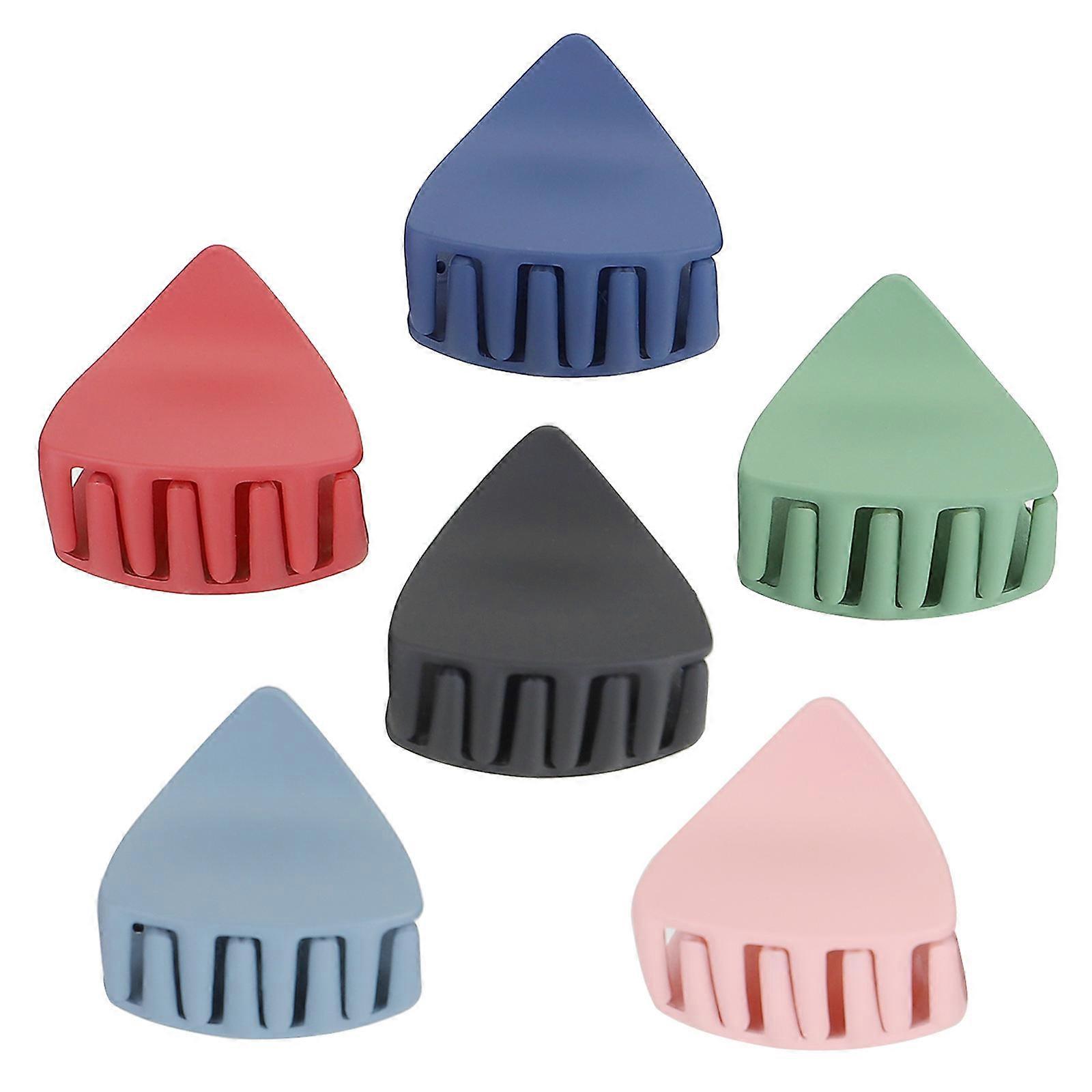 6pcs Irregular Hair Claw Clips, Durable Non Slip Jaw Clips for Women, Styling Accessories for Daily and Shower Use