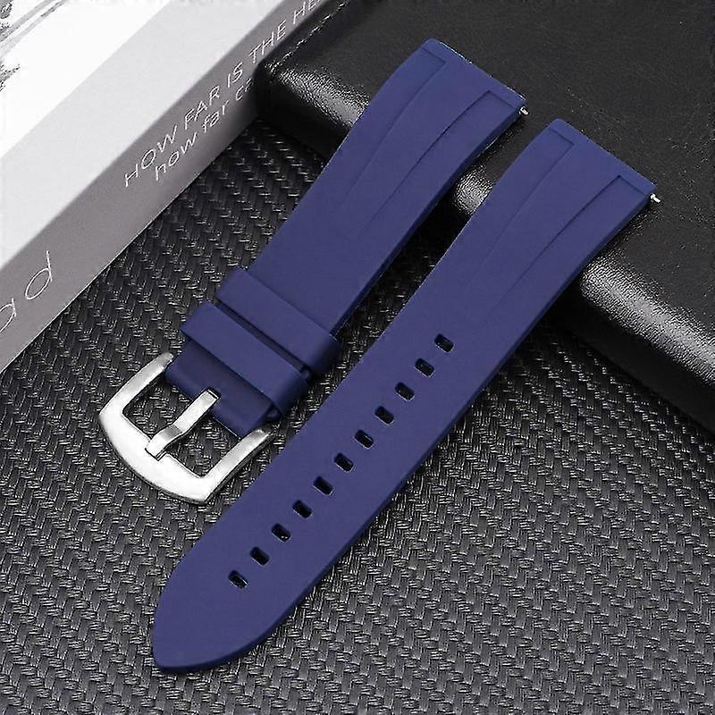 Curved Silicone Smart Quick Release Strap Flat Interface Universal Strap
