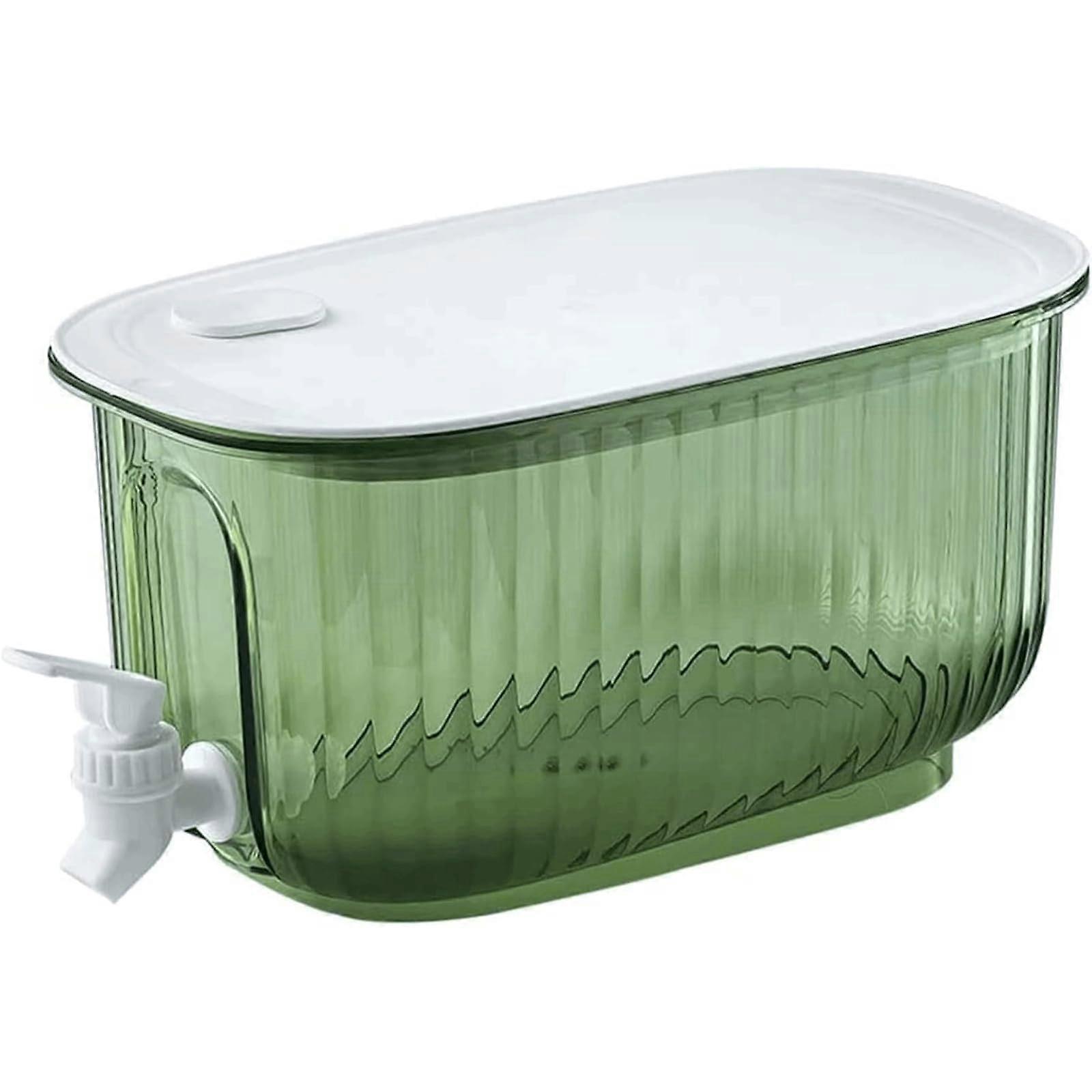 4L Beverage Dispenser, 135oz Transparent PP Drink Dispenser with Tap, Ice Tea Pitcher for Beer, Juice, and Liquor