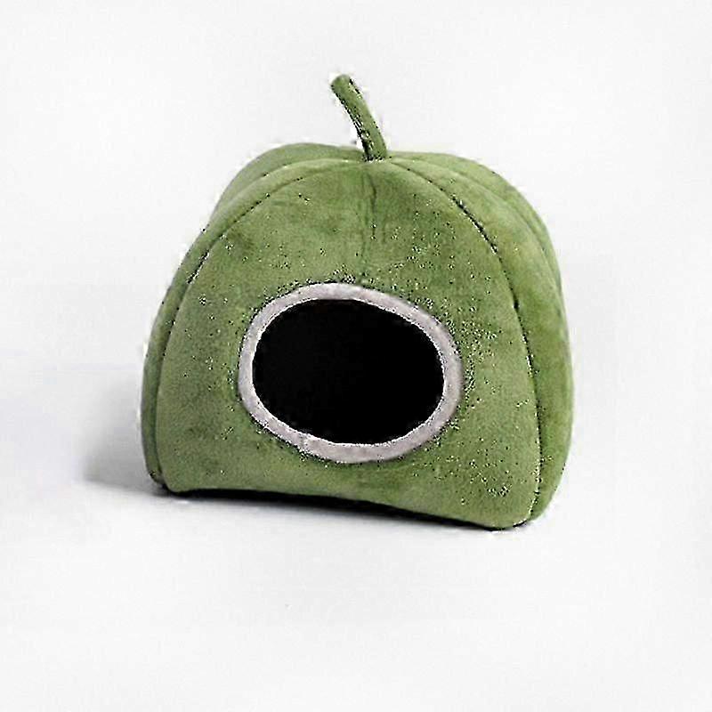 Cozy Small Animal Hideout, Winter Warm Pet Bed with Hanging Loop for Hamsters and Guinea Pigs