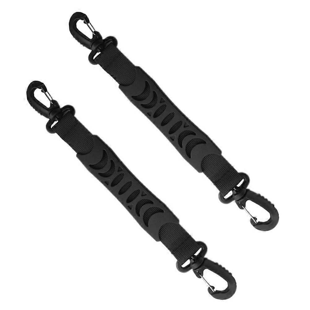 Carrying Boots Strap 2Pcs Durable Leash For Skating And Sports Activities Black Material