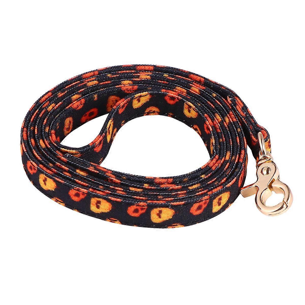 小型犬のための耐久性のあるハロウィーンのペットの牽引ロープは野外活動に理想的120X1.5CM 1Set