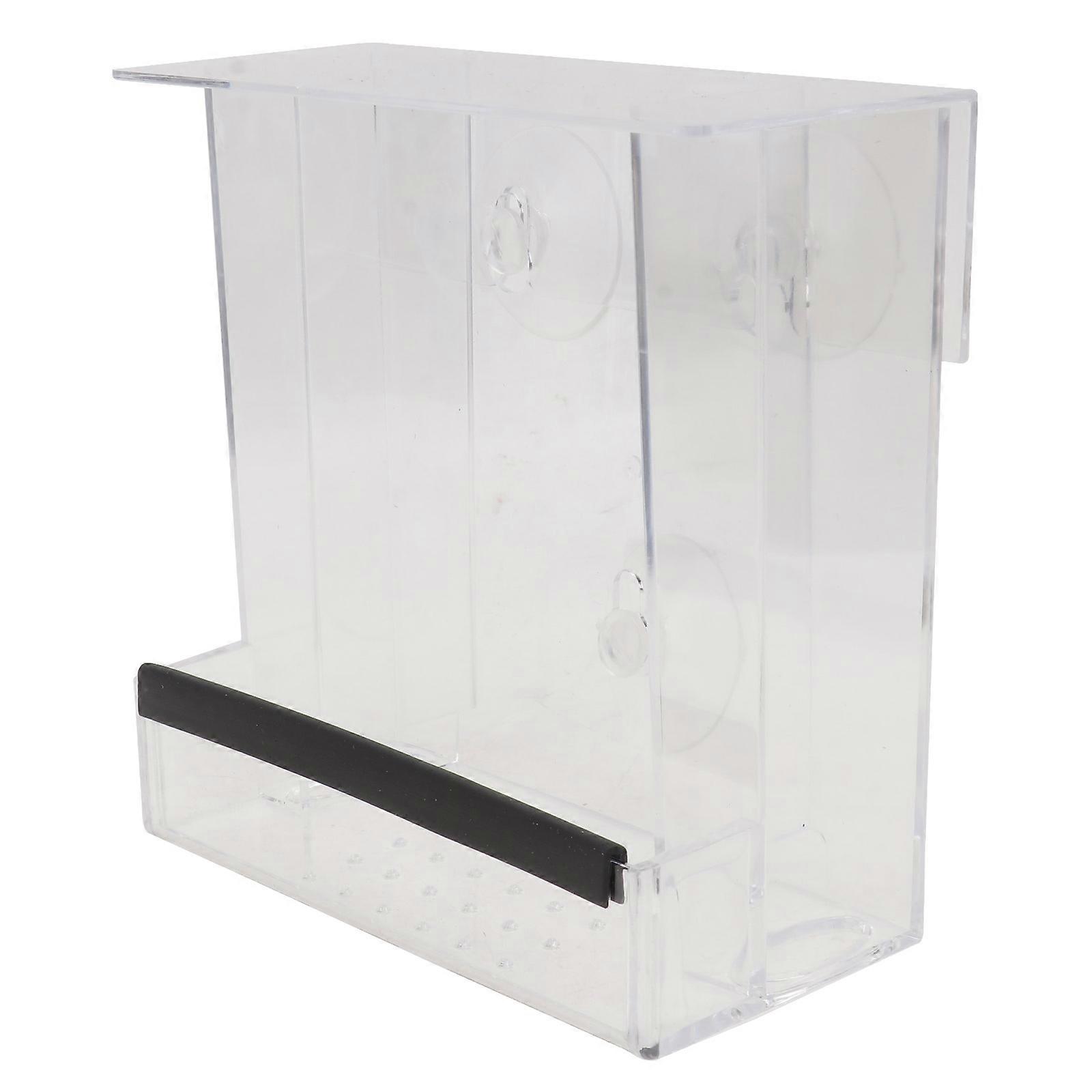 Suction Cup Bird Feeder Designed For Bird Lovers 15x15cm Practical Durable Design 1Pack