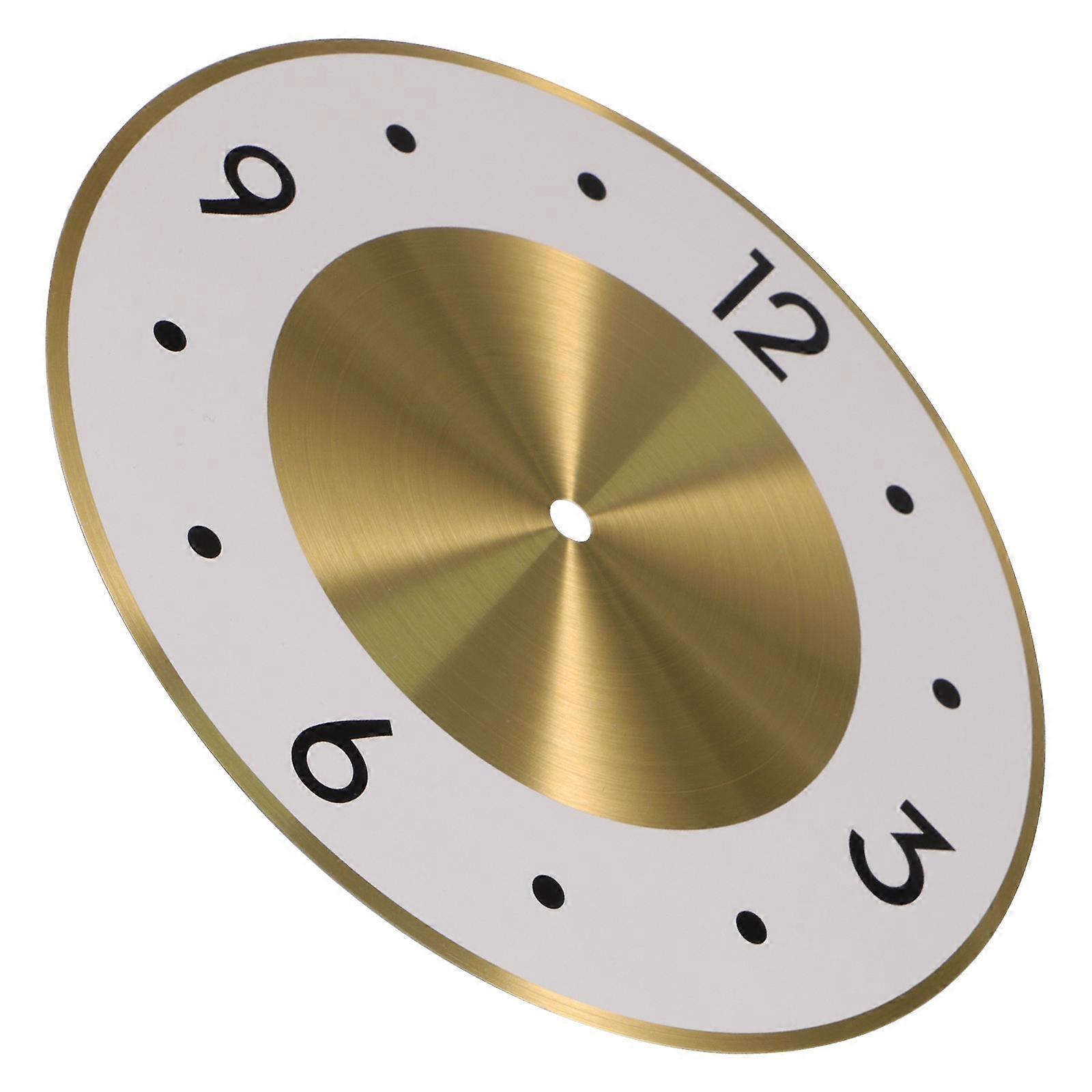 Modern Clock Dial DIY Clock Accessory Round 22.00X22.00X0.10CM Multi PVC Replacement 1Pcs