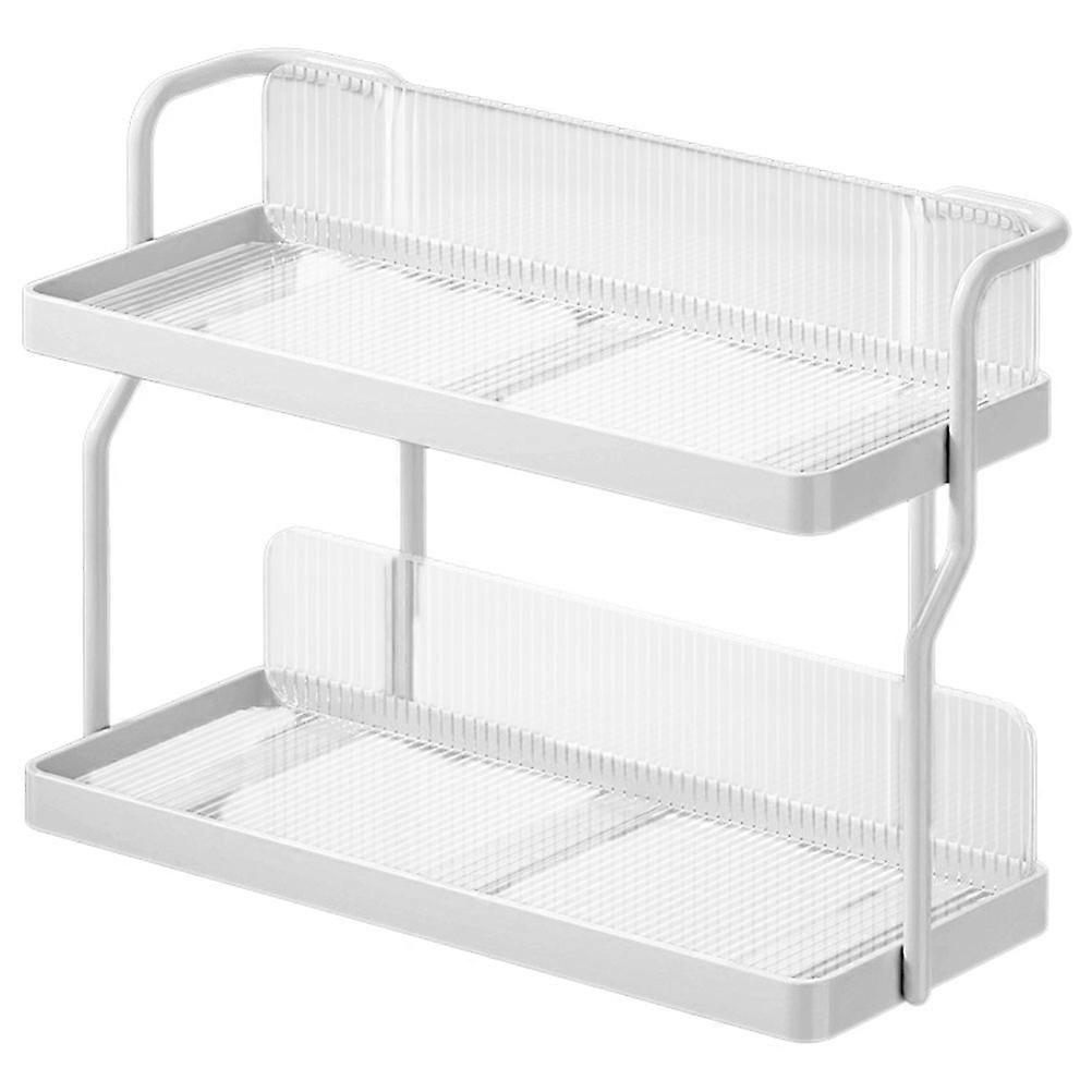 Kitchen Storage Shelf Spice Rack For Daily Use Double-Layer 30.50X20.30X12.20CM Design 1Pcs