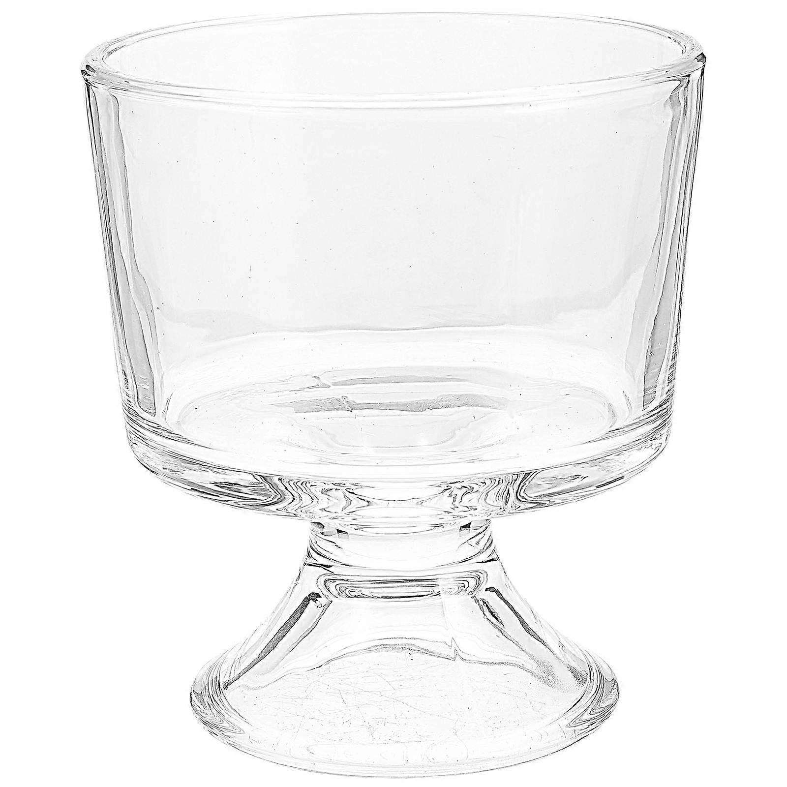 Multi-function Yogurt Cup For Home Use 10.5X9.5X9.5CM Transparent Glass Elegant Style 1Pcs