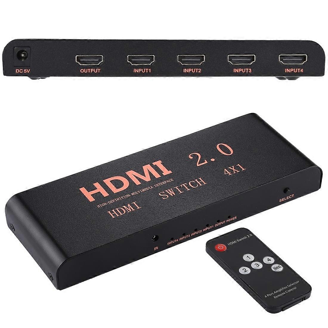 4X1 4K/60Hz HDMI 2.0 Switch