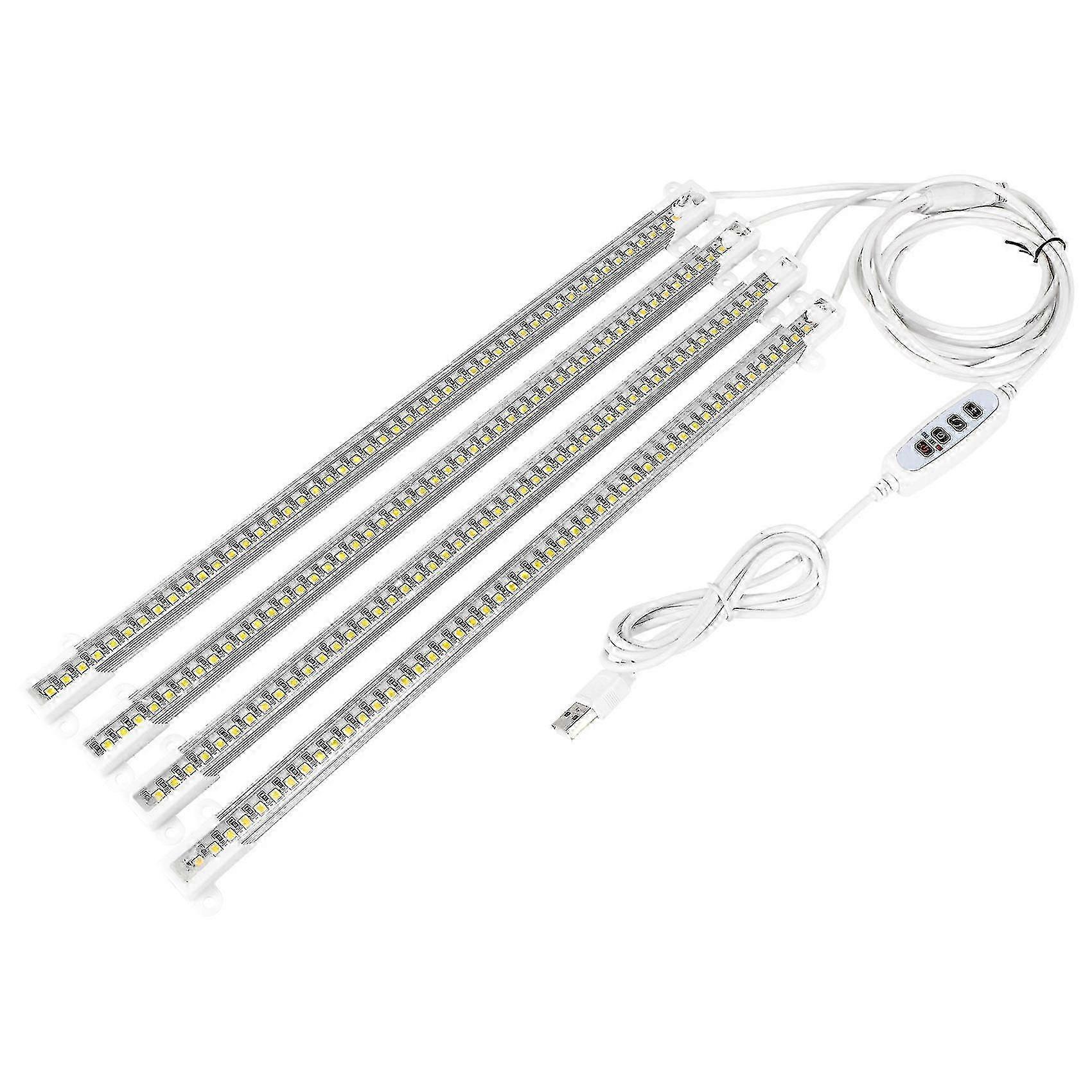 LED Grow Light Strips Full Spectrum with Auto On Off Timer 3H 9H 12H for Indoor Plants Hydroponic System Seed Starting Shelf