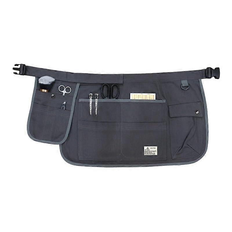 Tool Belt Garden Tool Belt, Garden Apron, Canvas Utility Belt for DIY Home Use, Half-Waist, Grey