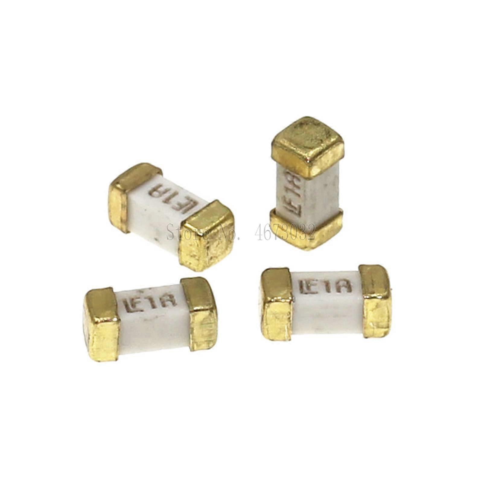 Sicherung 10PCS 1808 125V SMD Quick Blow Fuses 0.5A to 15A with 3A Size Specifications