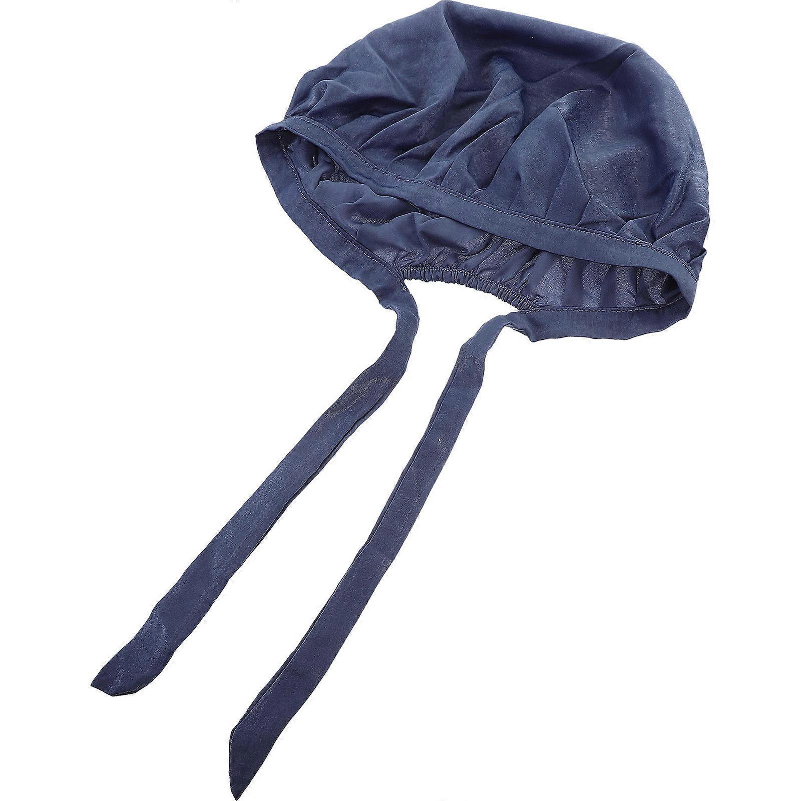 Sleeping Hat for Washing Face Elastic Design Blue 2Set