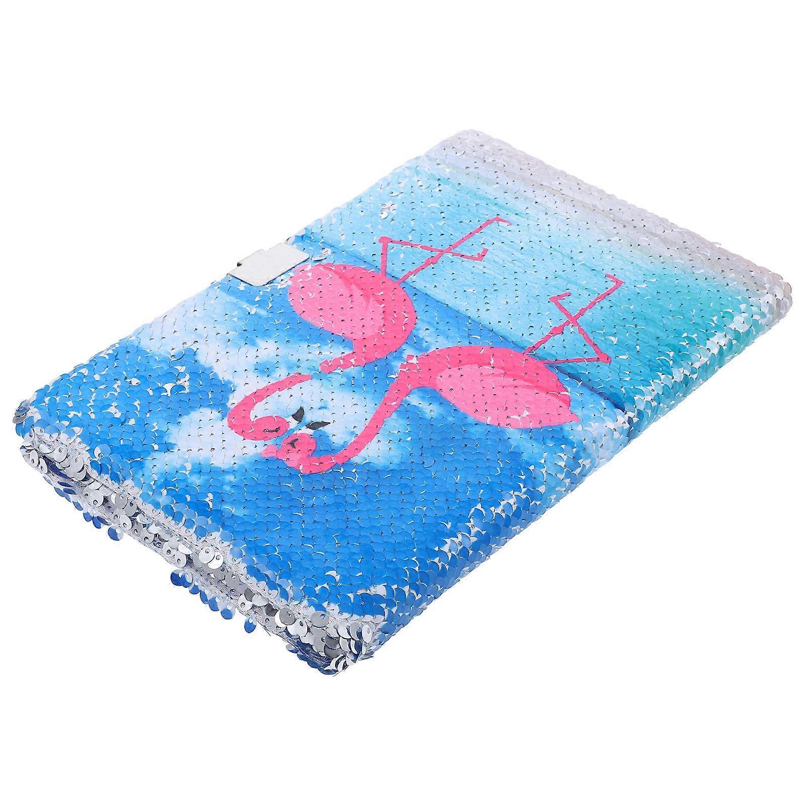Glitter Notebook with Smooth Cover for Daily Use School Travel Gift Giving 1Pack Assorted Color Decorative Writing Journal