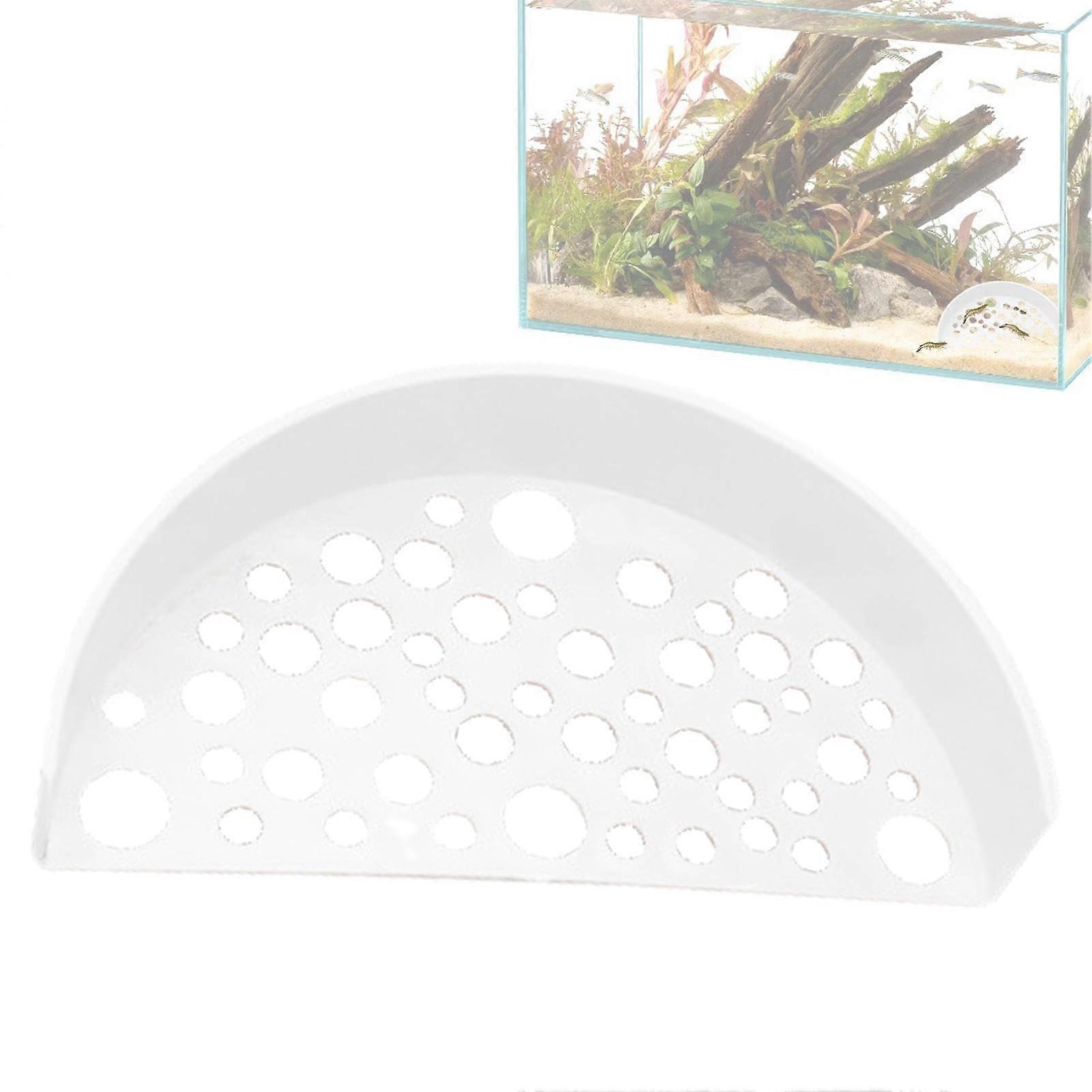 Aquarium Hiding Shelter For Shrimp In Betta Tank Breeding Protection Tunnel Habitat For Crustaceans White