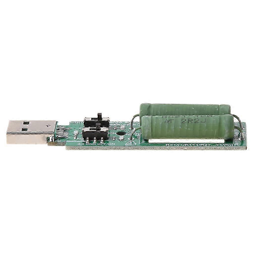 USB Resistor Electronic Load for w/Switch Adjustable 3 Current 5V Resistance Tes
