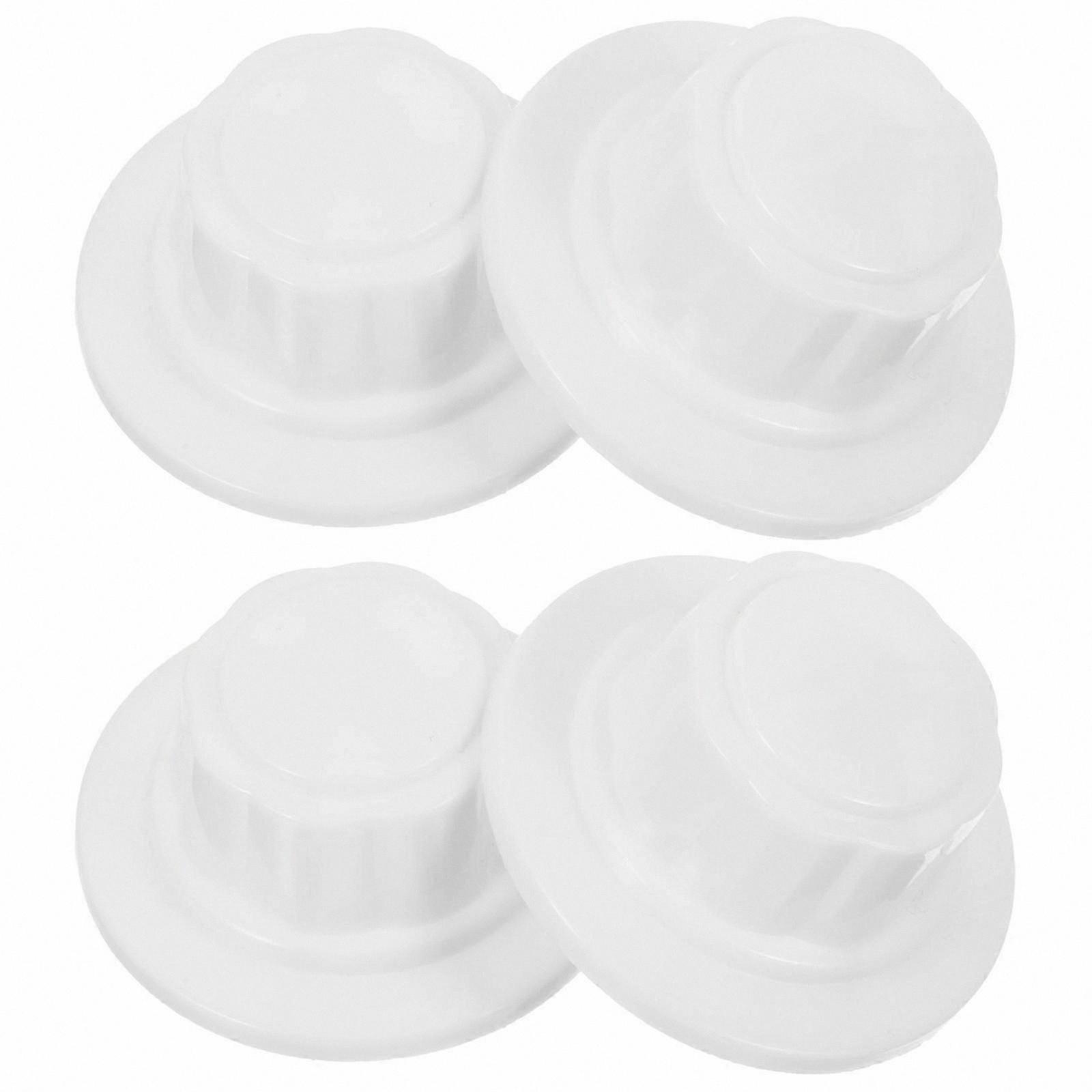 Plastic Fan Nut Cap Set for Standing Fans - 4 Pieces Home Use Replacement