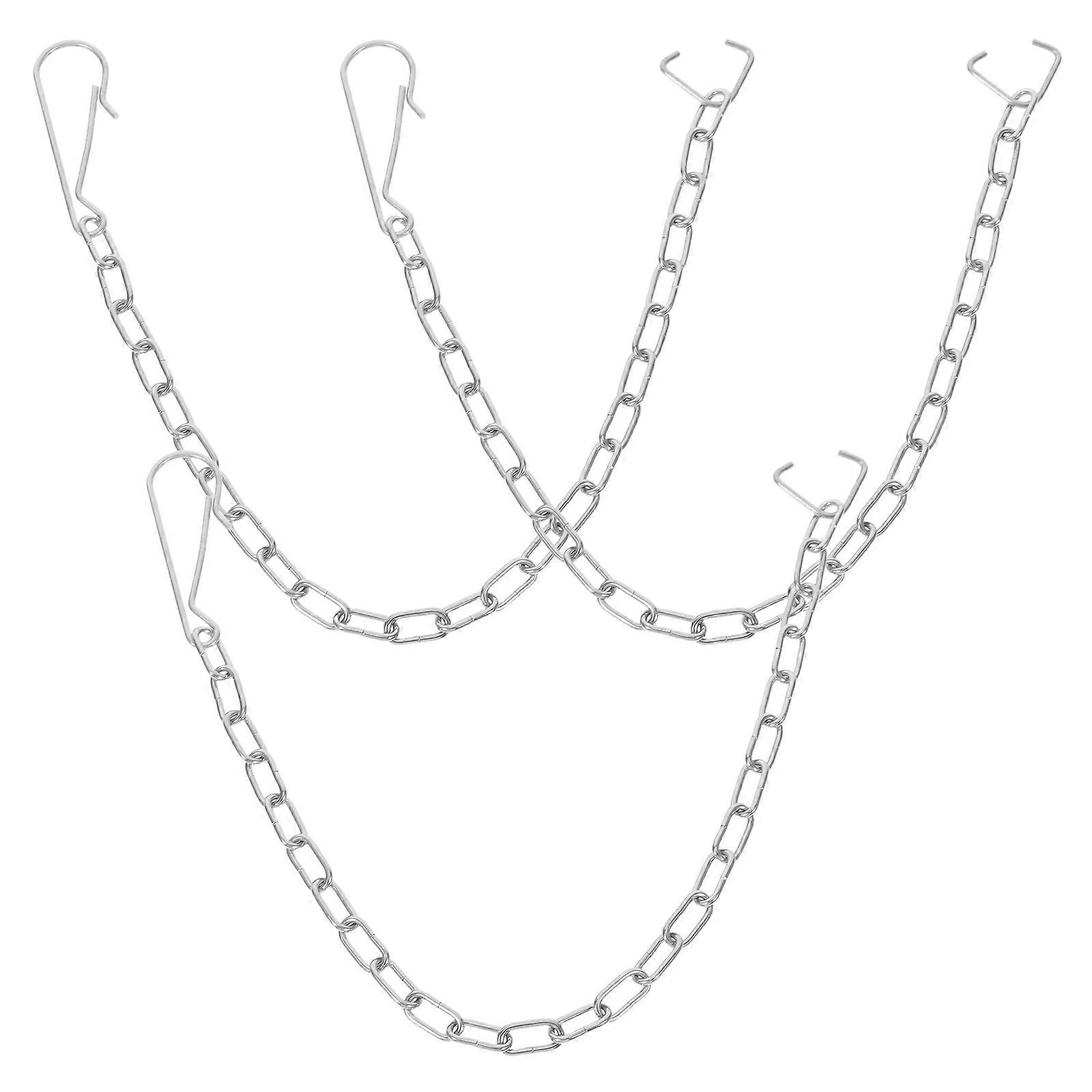 Durable Stainless Steel Toilet Flapper Chain for Reliable Replacement in Silver Color Fits Universal Sizes