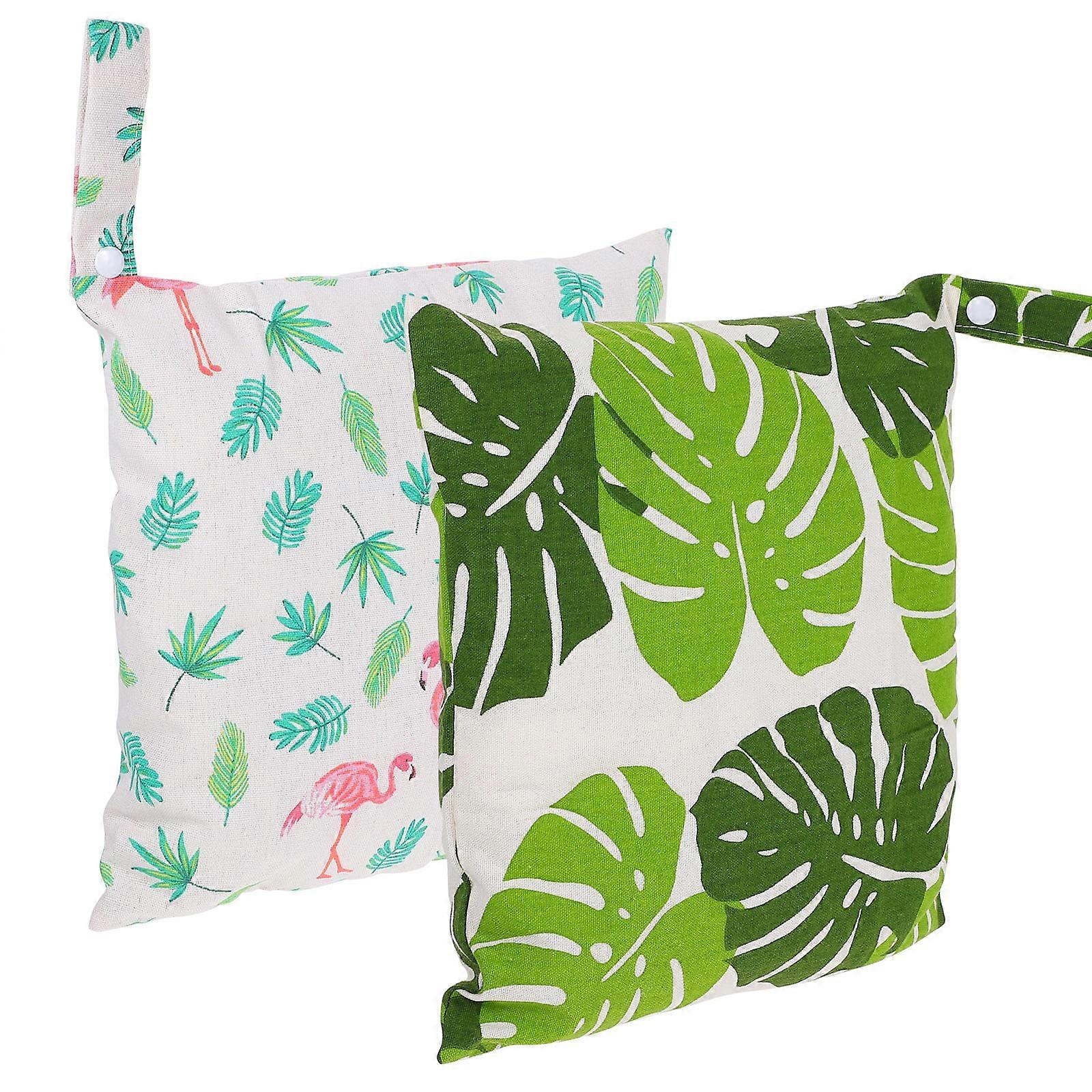Reusable Wet Bag Practical Wet Dry Bag for Breast Pump Parts Daily Use Tpu Material 2Pcs