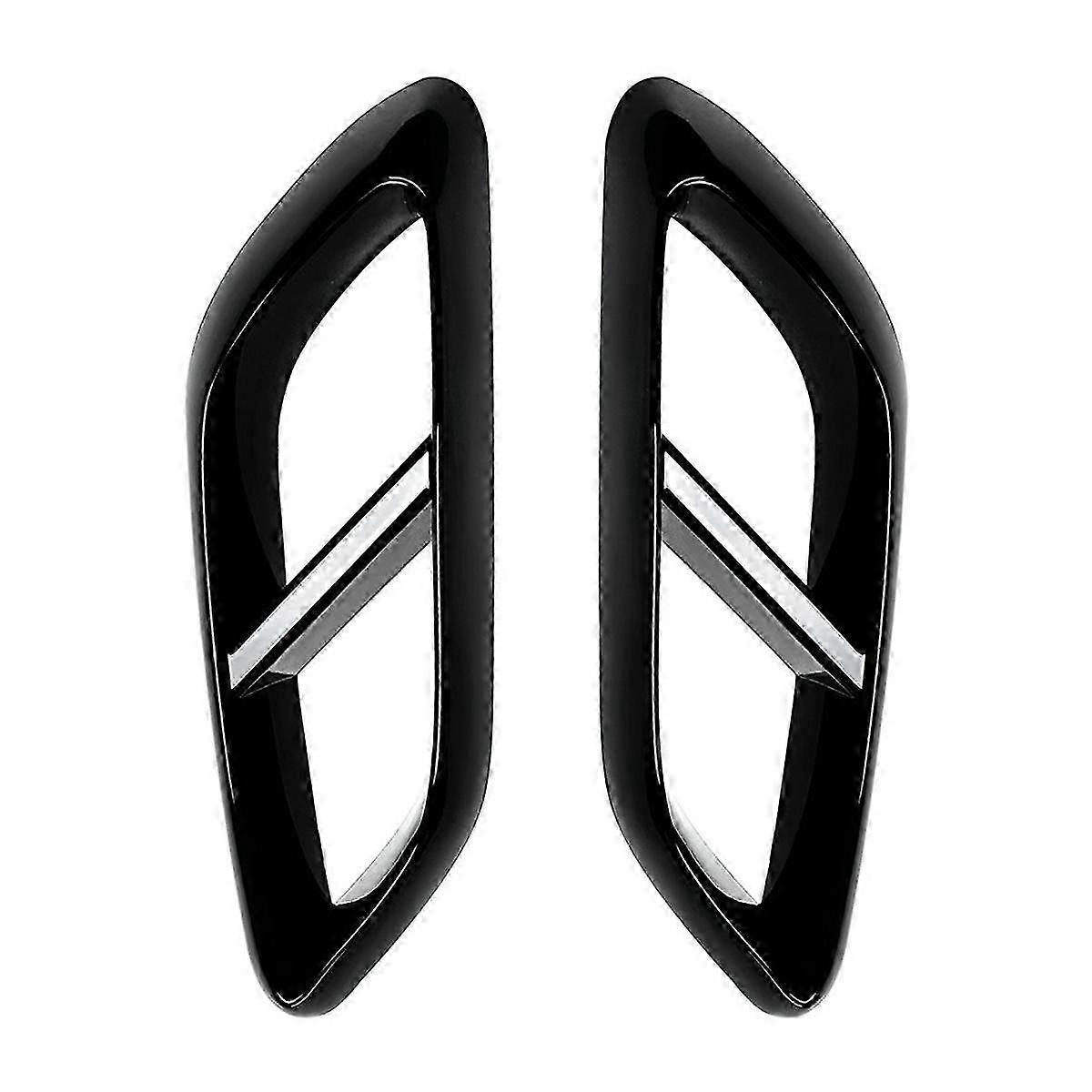 Car Tail Throat Decor Frame for - E W214 2024+ Car Exhaust Pipe Trim Cover Stickers Glossy Black
