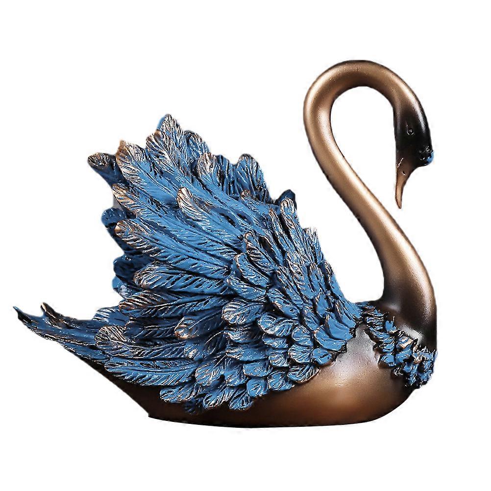 Here's a refined product description for a **Resin Swan Sculpture Desktop Ornament**:
### **Resin Swan Sculpture – Desktop Ornament, Colorful