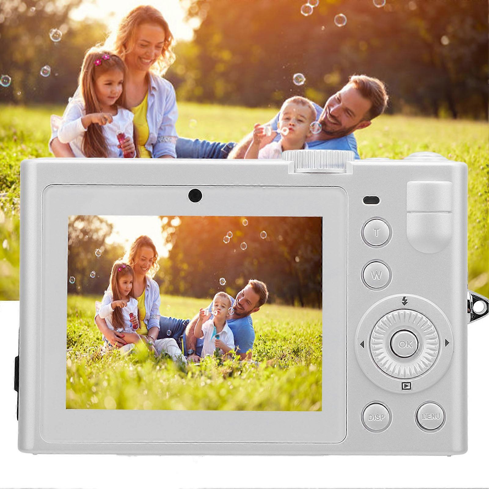 5K 72MP Dual Camera Compact with 2.8in IPS Screen White 1300mAh