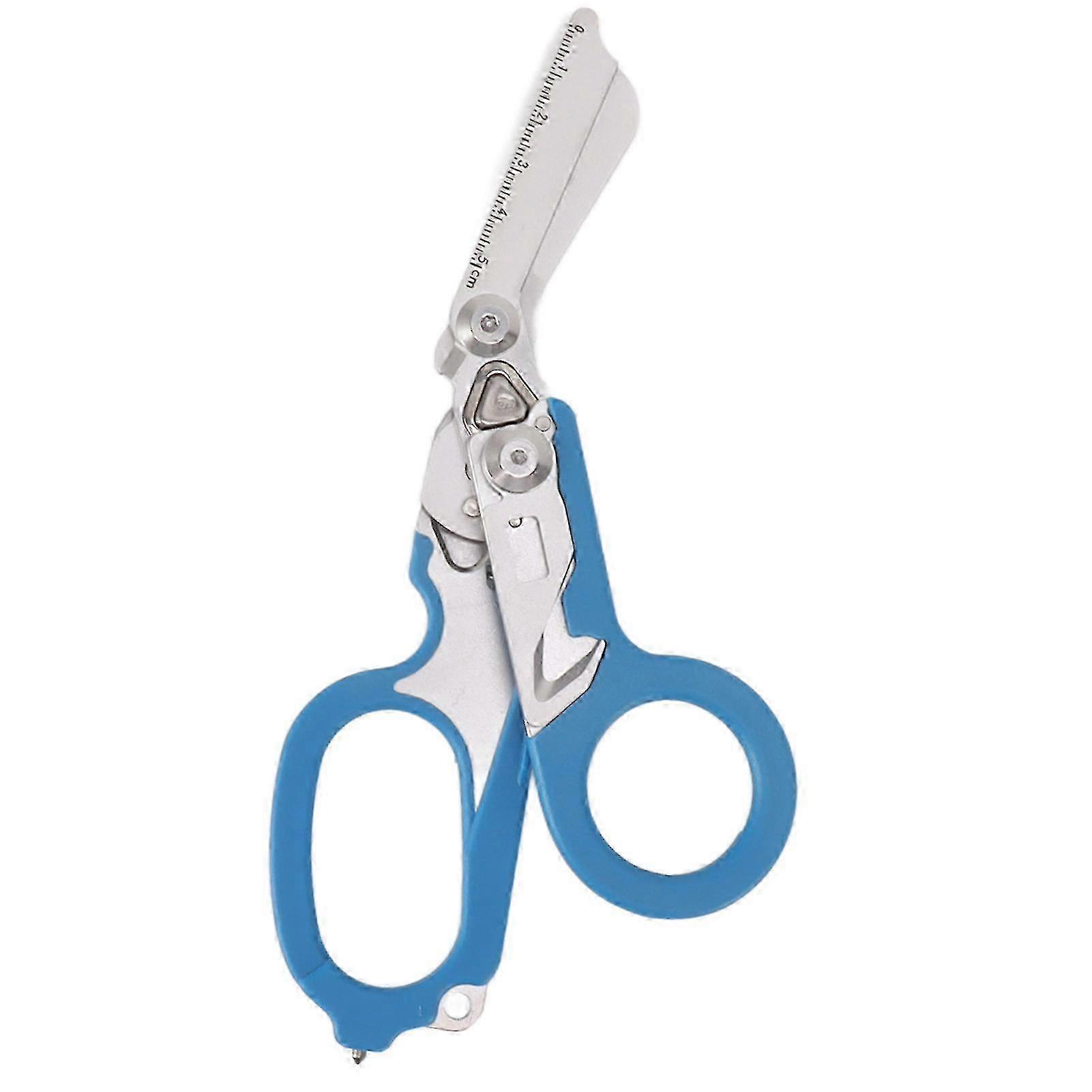 Emergency Response Shears Stainless Steel Multifunction Foldable Tr...