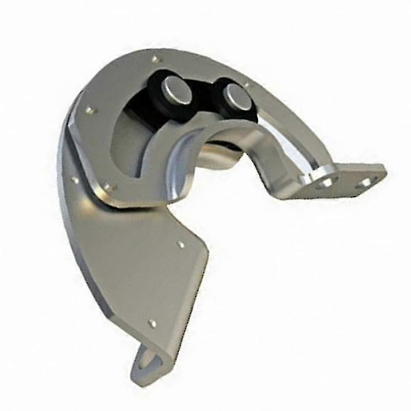 Carbon steel 90-degree invisible cabinet door hinge, single piece, galvanized and durable, supporting 90 degrees