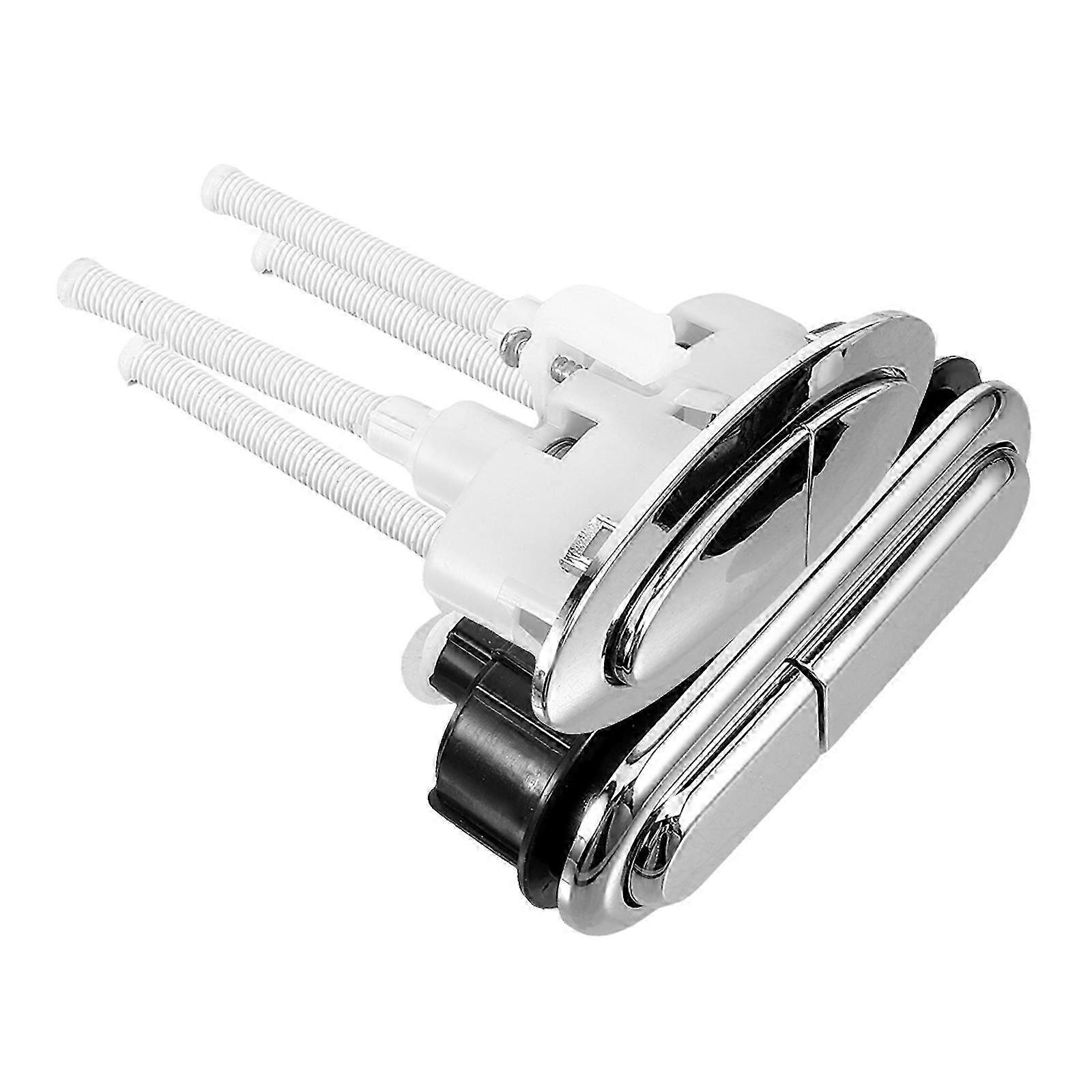 Dual Flush Toilet Button 2-Pack, Plastic Adjustable Water-Saving Flush Valve for Bathroom Use