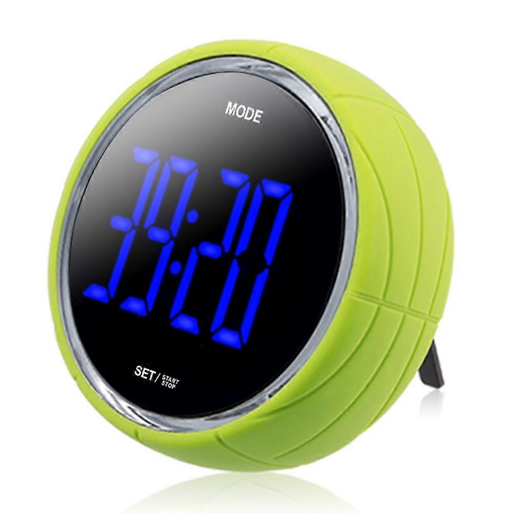 TKdaddy 369 Kitchen Timer Digital Alarm Clock Countdown Stopwatch Time Management Tool for Home / Study / Cooking Green