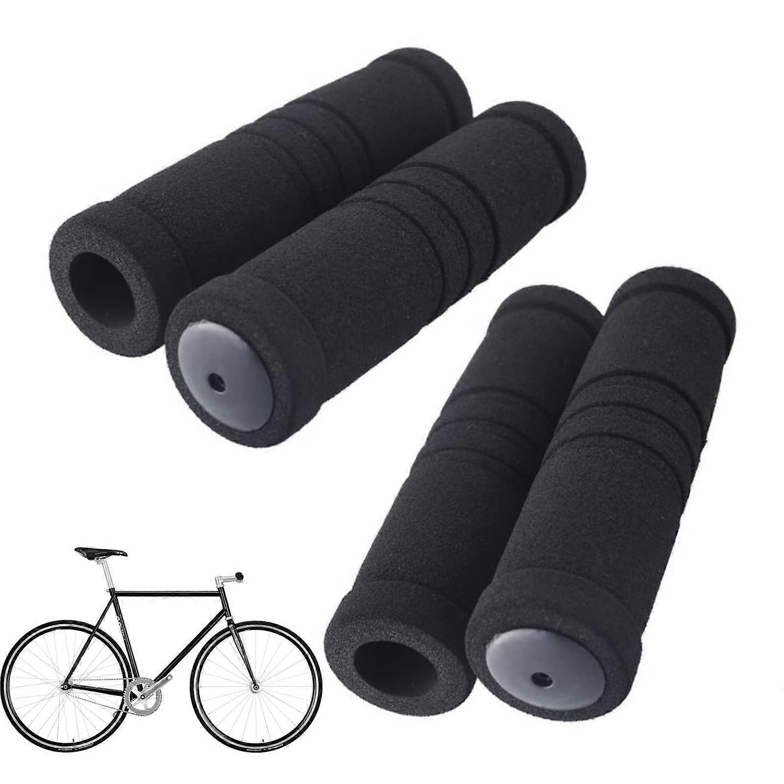 Foam Sponge Bike Handlebar Covers Four Pack NonSlip Hand Grips For Bikes Universal Fit Soft Foam