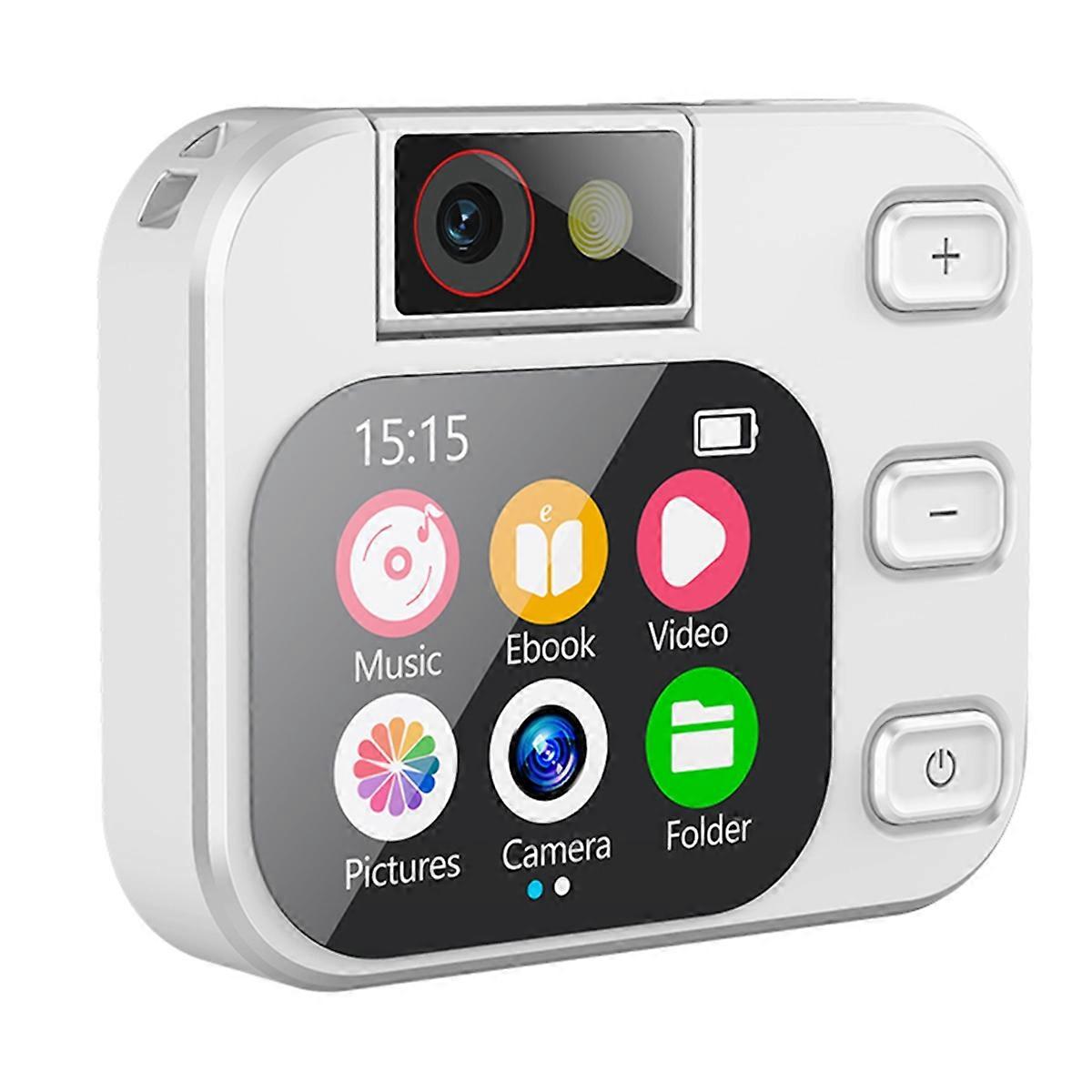 Digital Camera MP3 Music Player 2.01 Touch Screen OTG Type-C Bluetooth Take Pictures Video Recording E-Book Reading