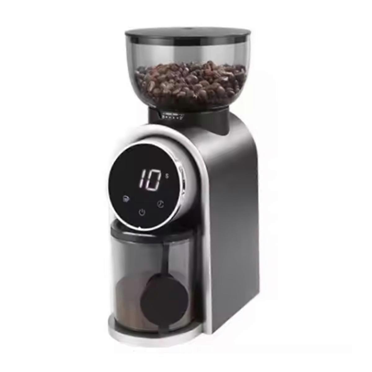 Moedor de Café Automático com Armazenamento Visual para Café Expresso & Americano - Moinho Elétrico