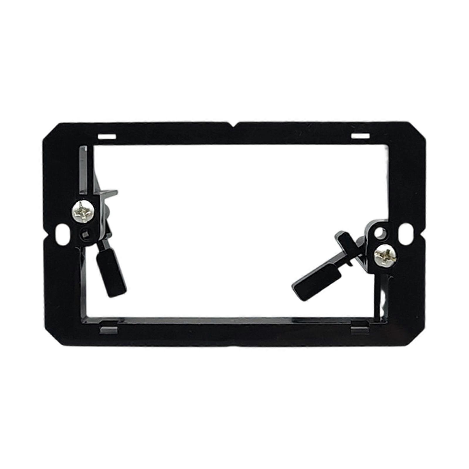 Brush Wall Plate Bracket, Cable Pass Through Insert Single Gang Decorator Wall Cover for Cables Multicolor