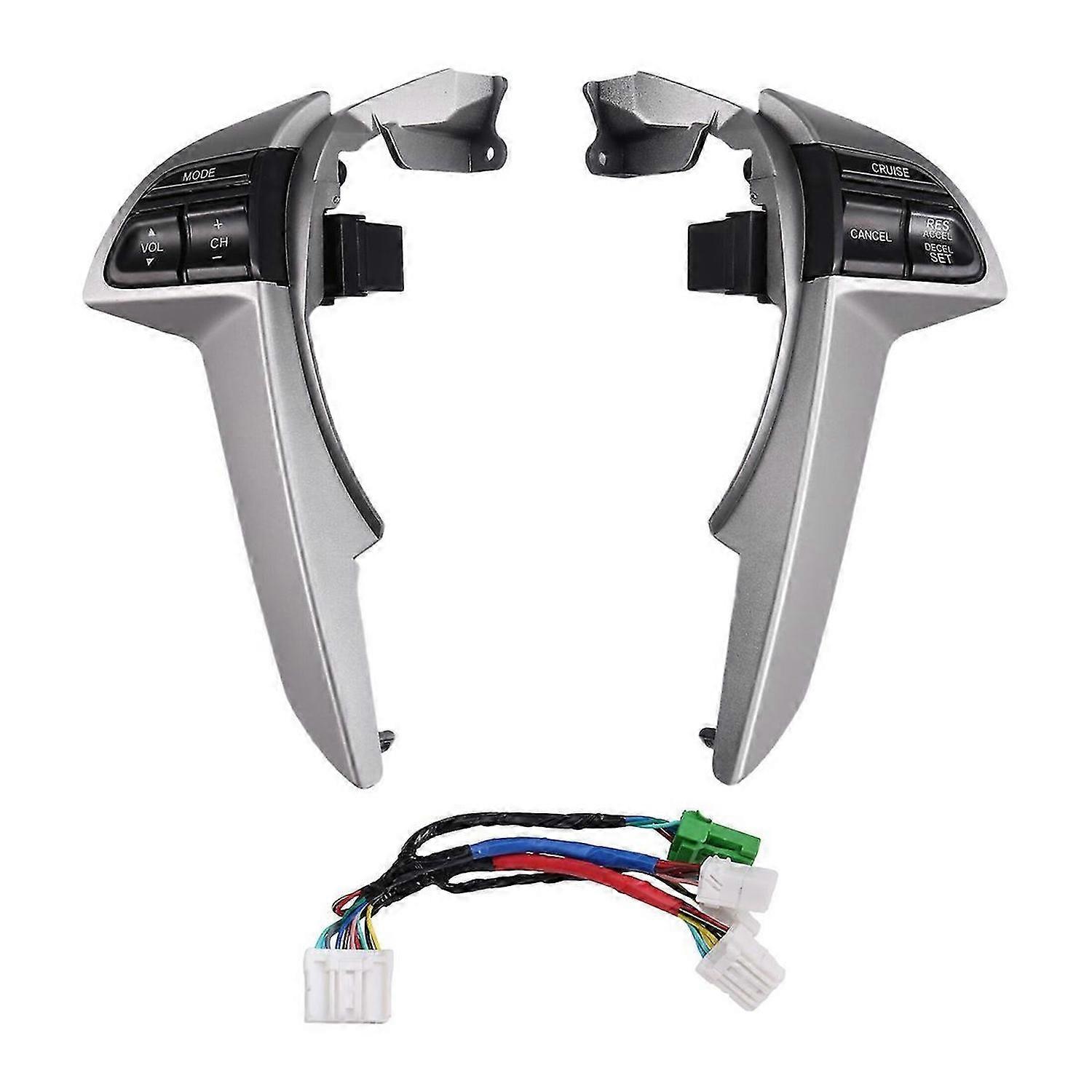 New Steering Wheel Buttons Cruise Control Switch+Wire+Frame for Accord 2009 - 2013