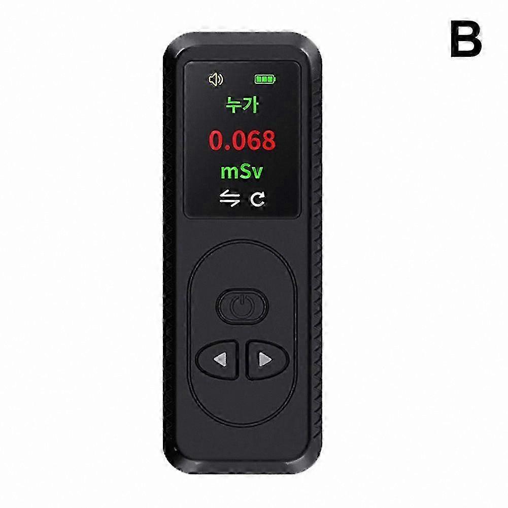 Radiation Detector with Geiger Counter for Beta Gamma X-Ray Monitoring Multi-Language Support