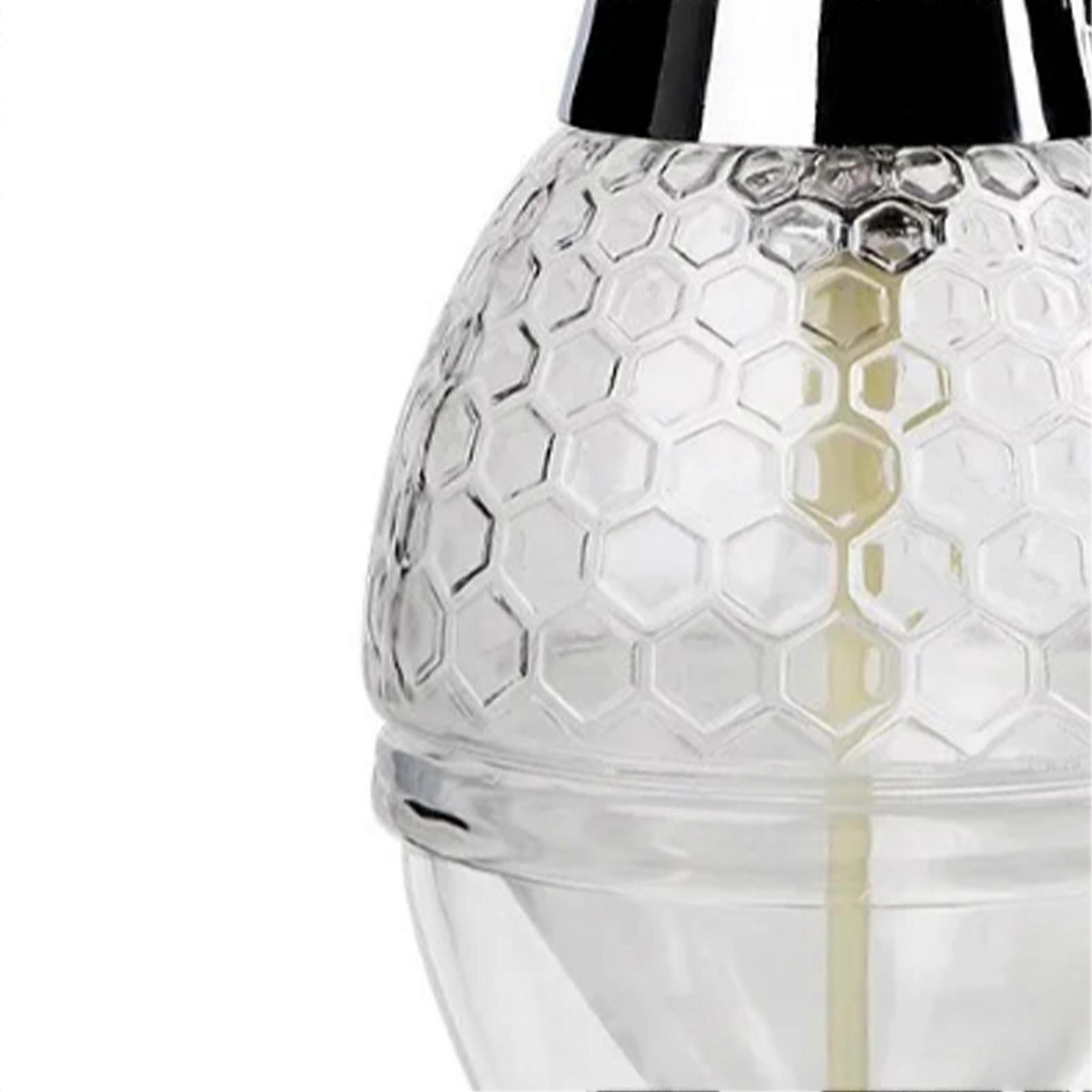 Bee Syrup Dispenser Container 200ml, Chrome, 8.3x10x15cm