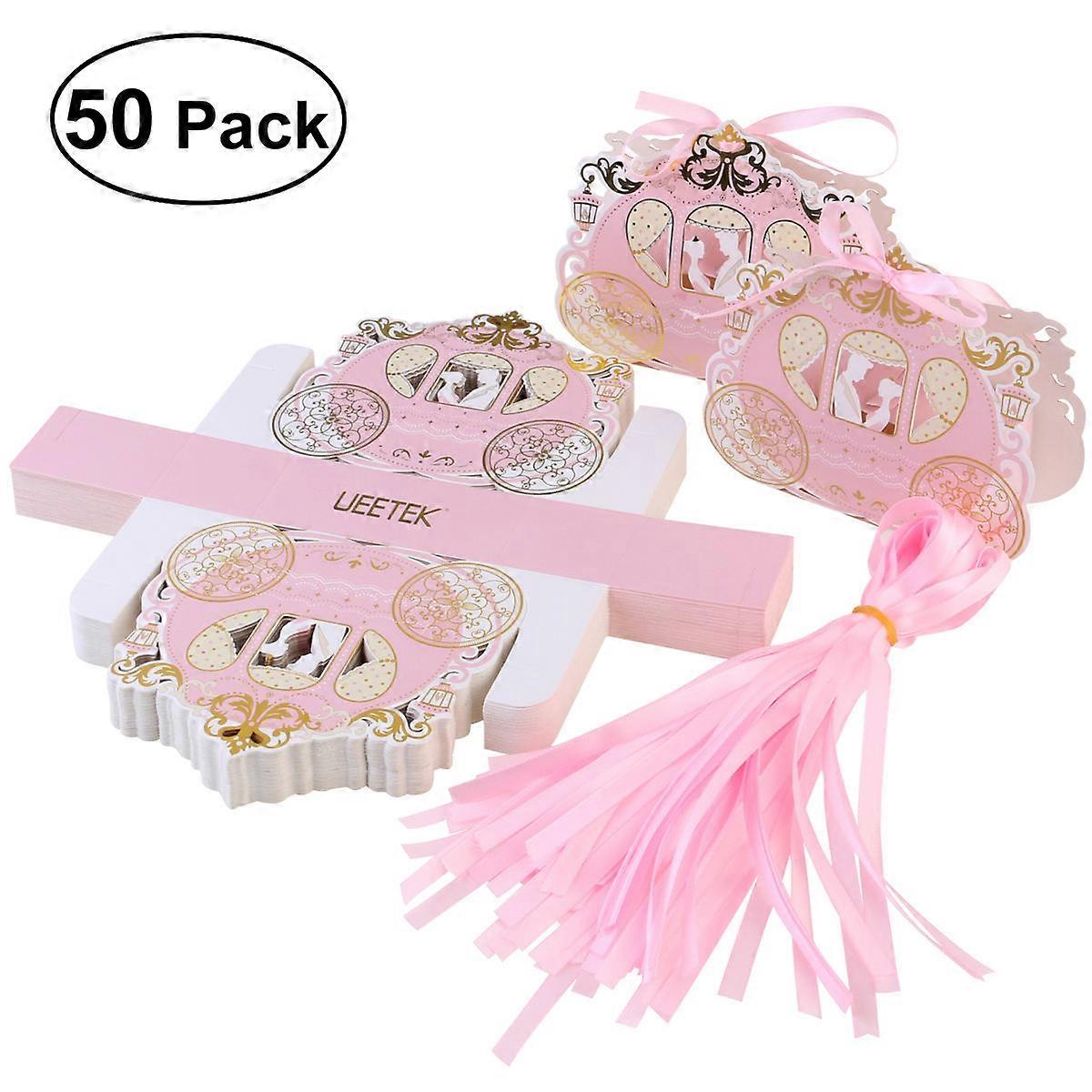 Candy Boxes Carriage Candy Boxes for Storage Use 50Pcs Packaging