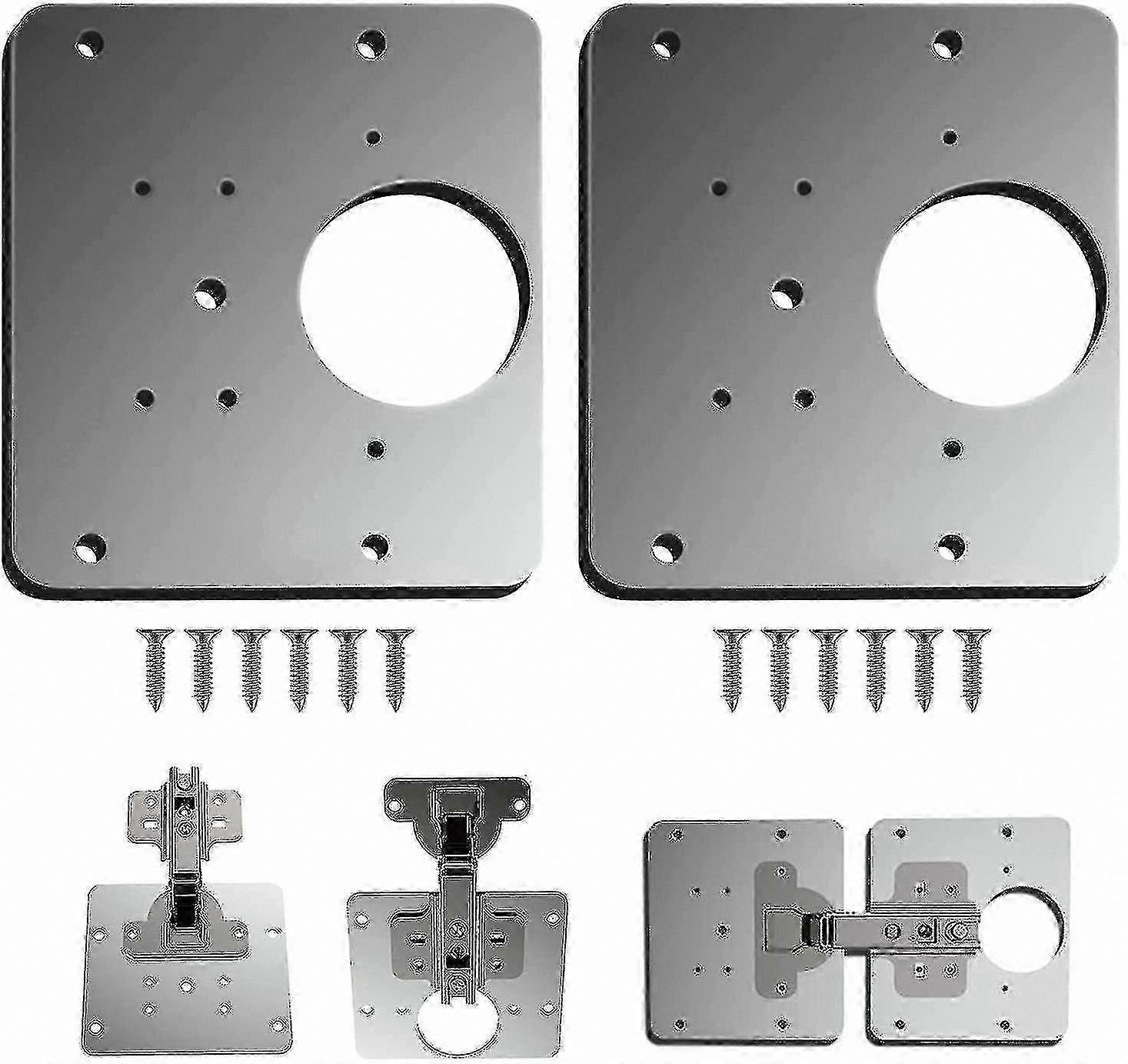 Hinge Repair Plate Kit for Cabinet and Kitchen Cupboard Doorкрепление hwy