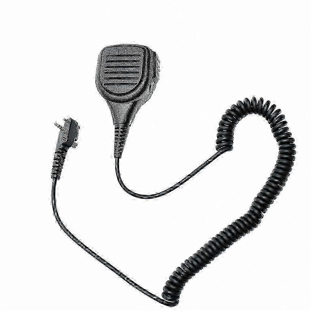 Handheld Shoulder Microphone with Reinforced Cable for Two-Way Radios SZRH A-D Compatible